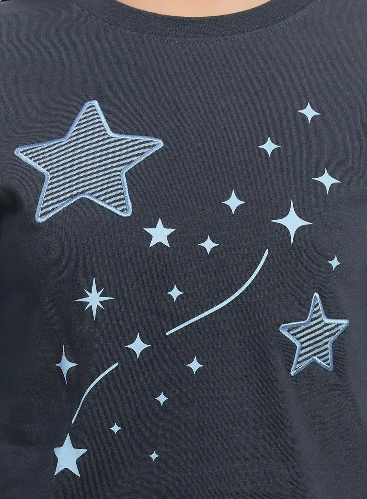Star-Themed Layered Sleeve Top IM509 - Image 19