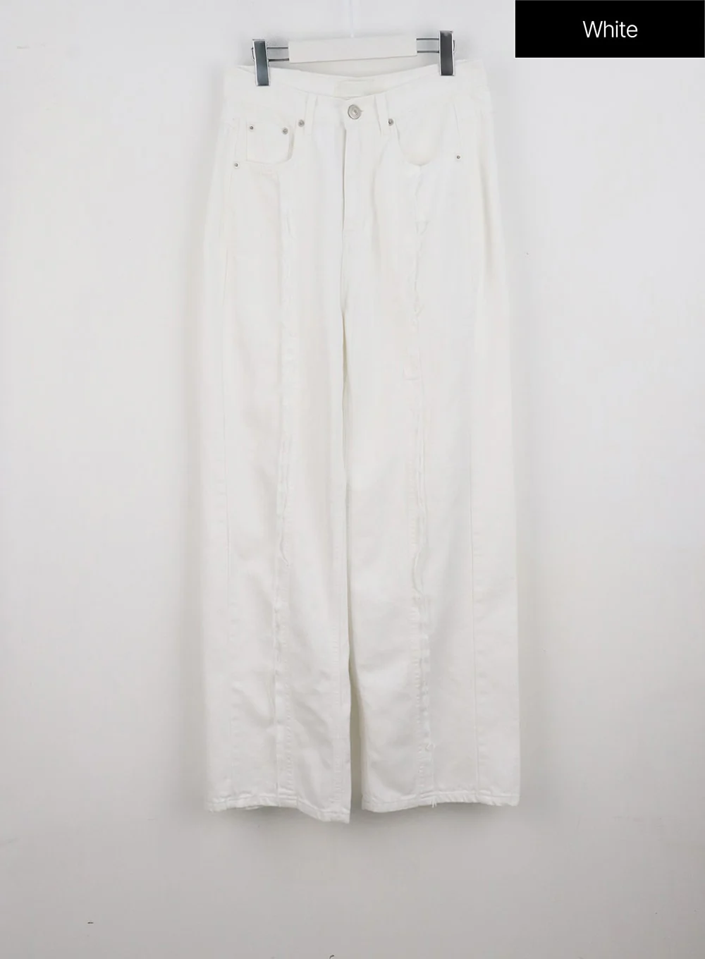 Stitch Detail Wide Fit Pants IG313 - Image 10