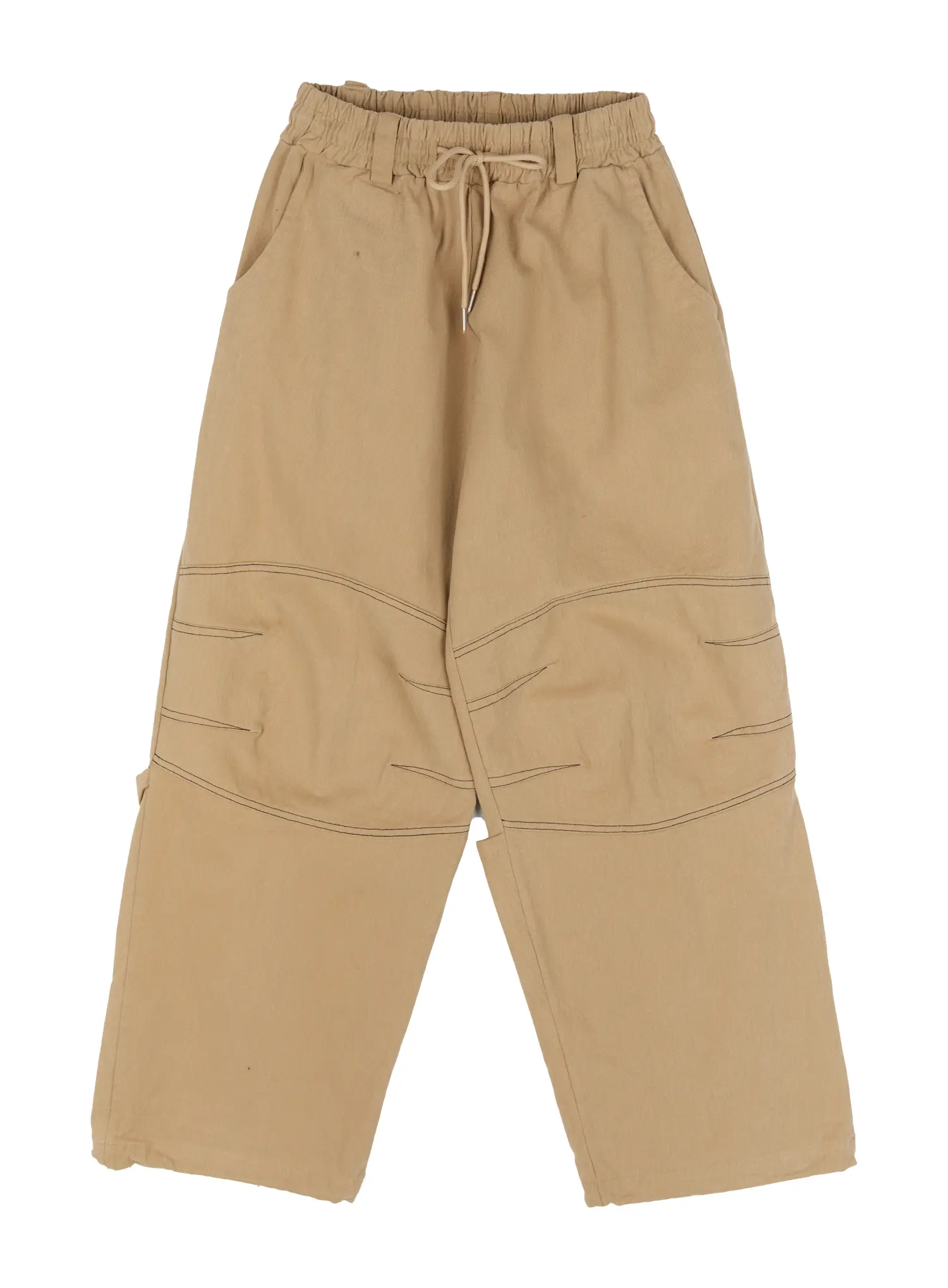 Stitch Lined Wide Leg Pants CN527 - Image 12
