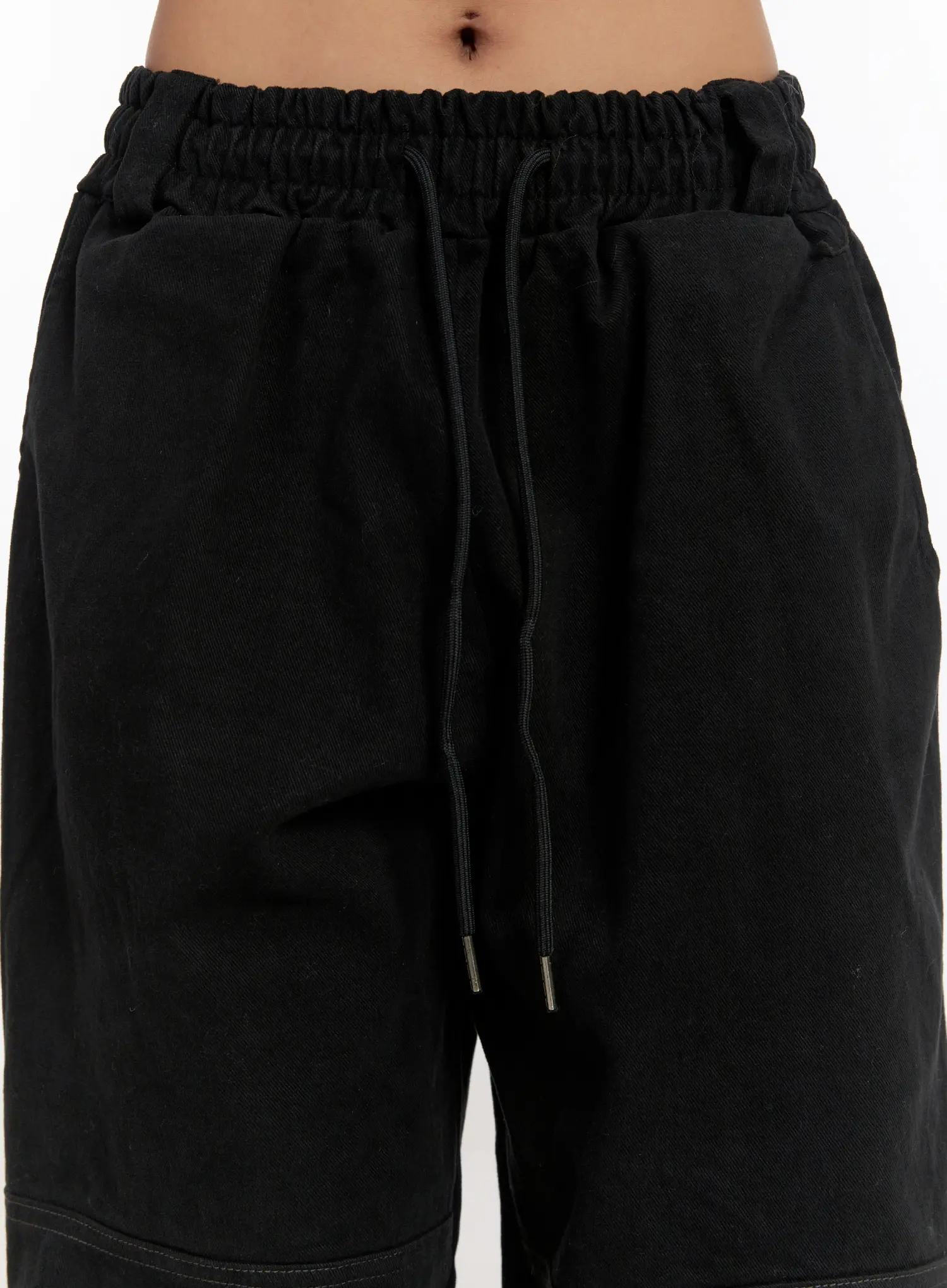Stitch Lined Wide Leg Pants CN527 - Image 3