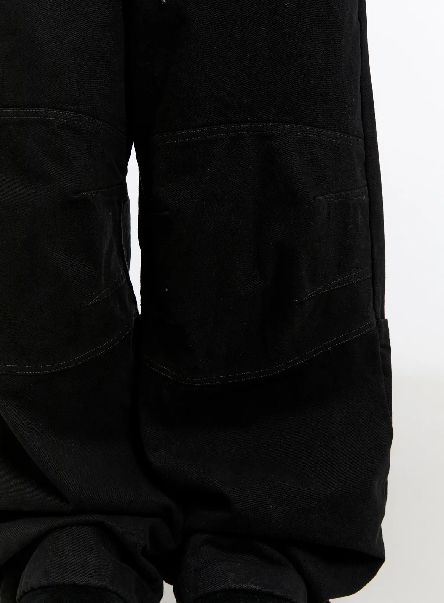 Stitch Lined Wide Leg Pants CN527 - Image 4