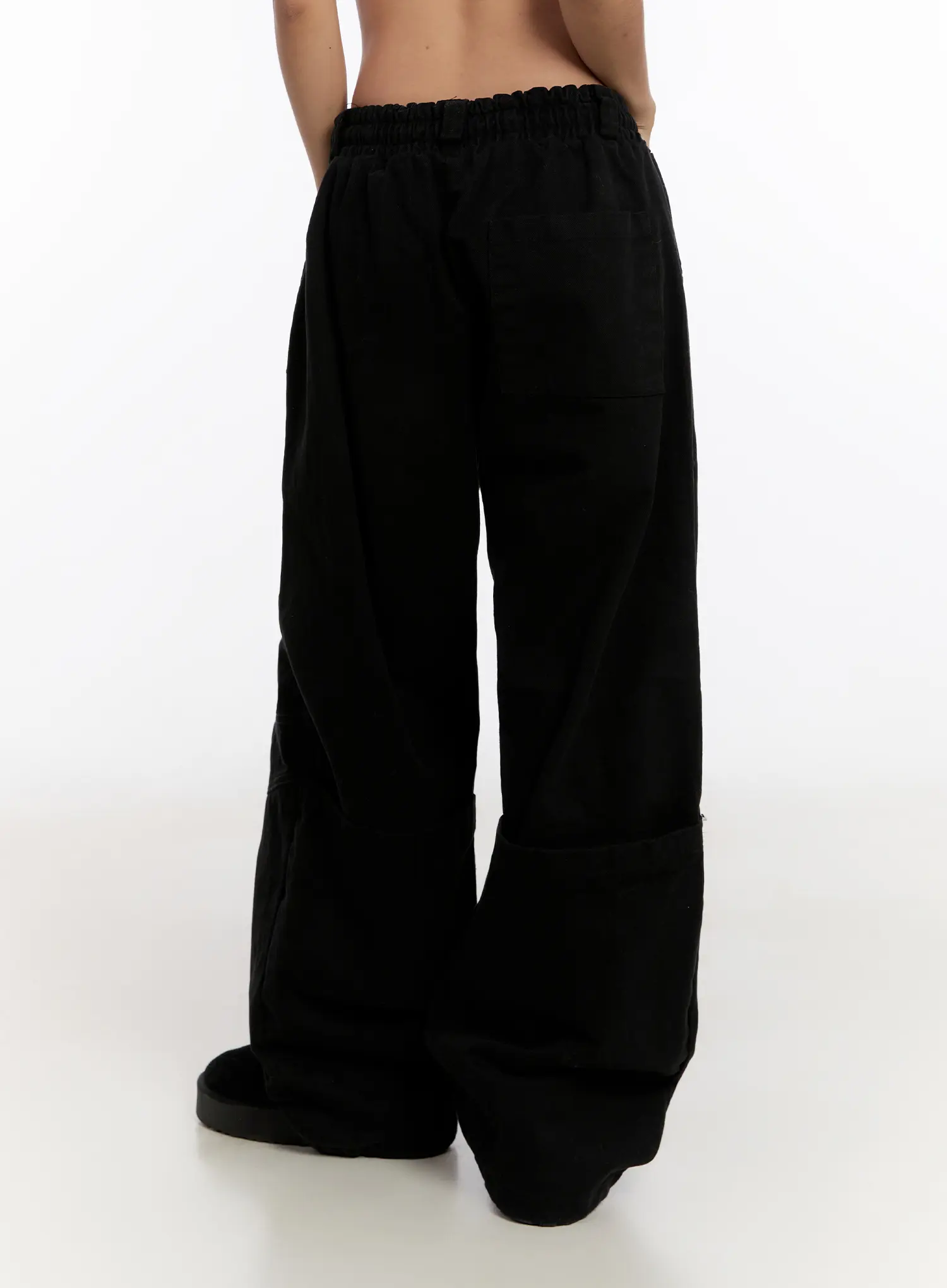 Stitch Lined Wide Leg Pants CN527 - Image 8