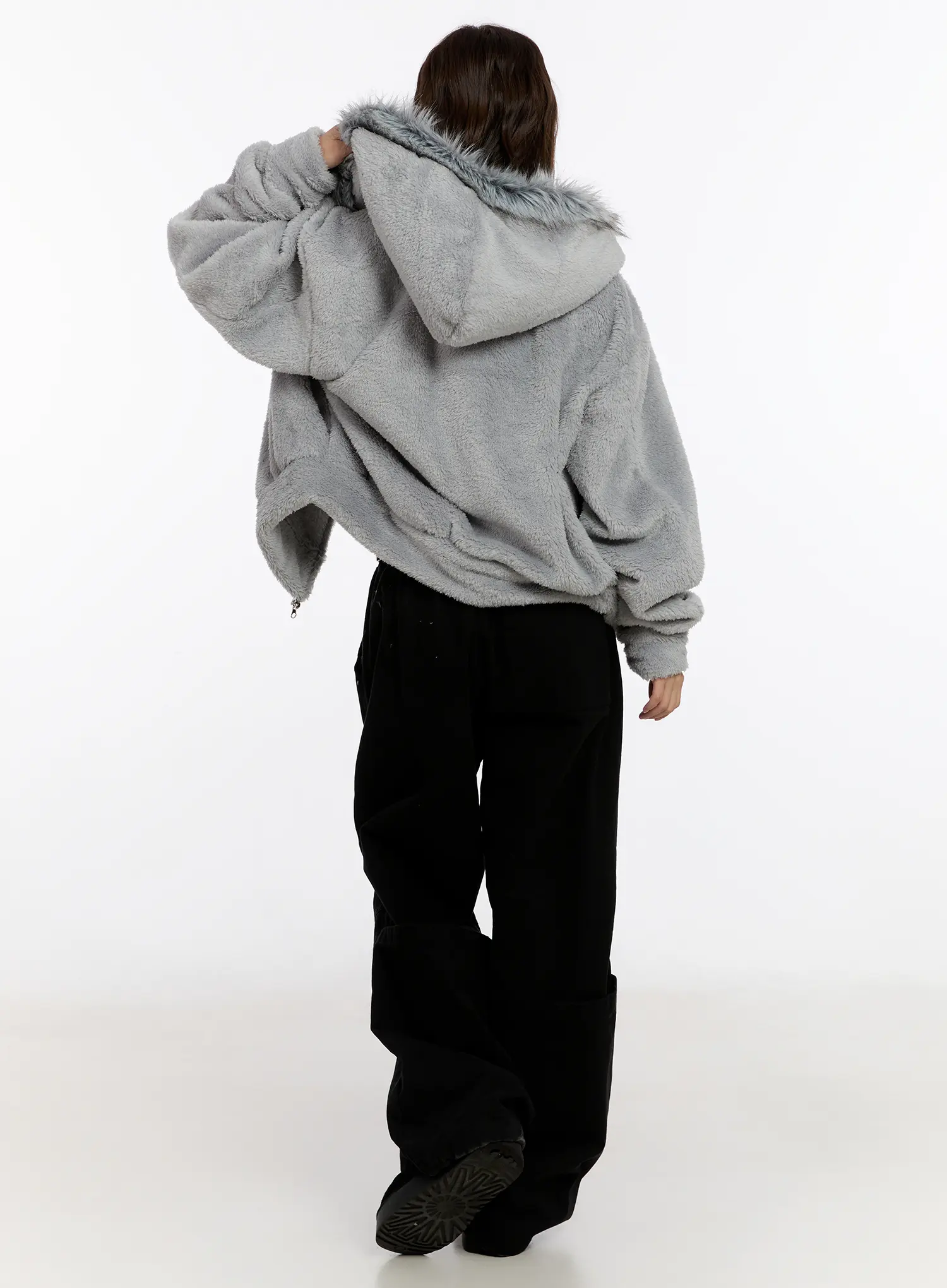 Stitch Lined Wide Leg Pants CN527 - Image 9
