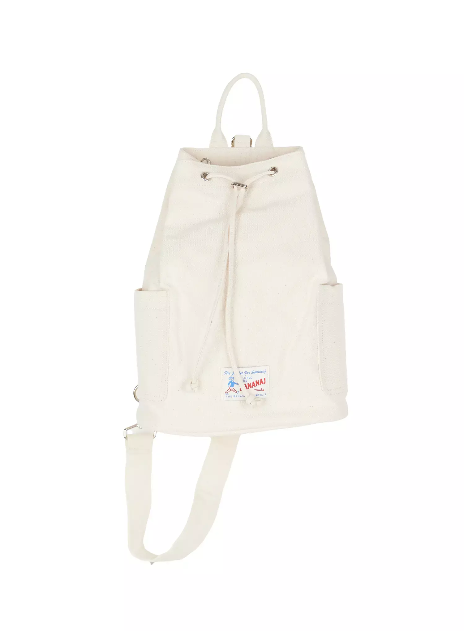 Stitched Canvas Drawstring Bag IU512 - Image 3