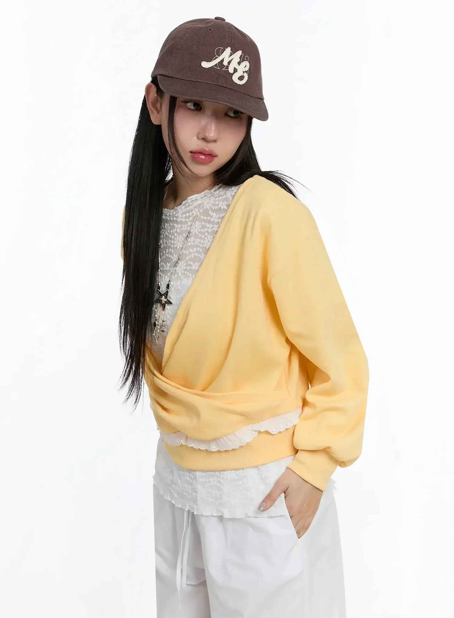 Stitched Embroidered Cap IM509 - Image 3