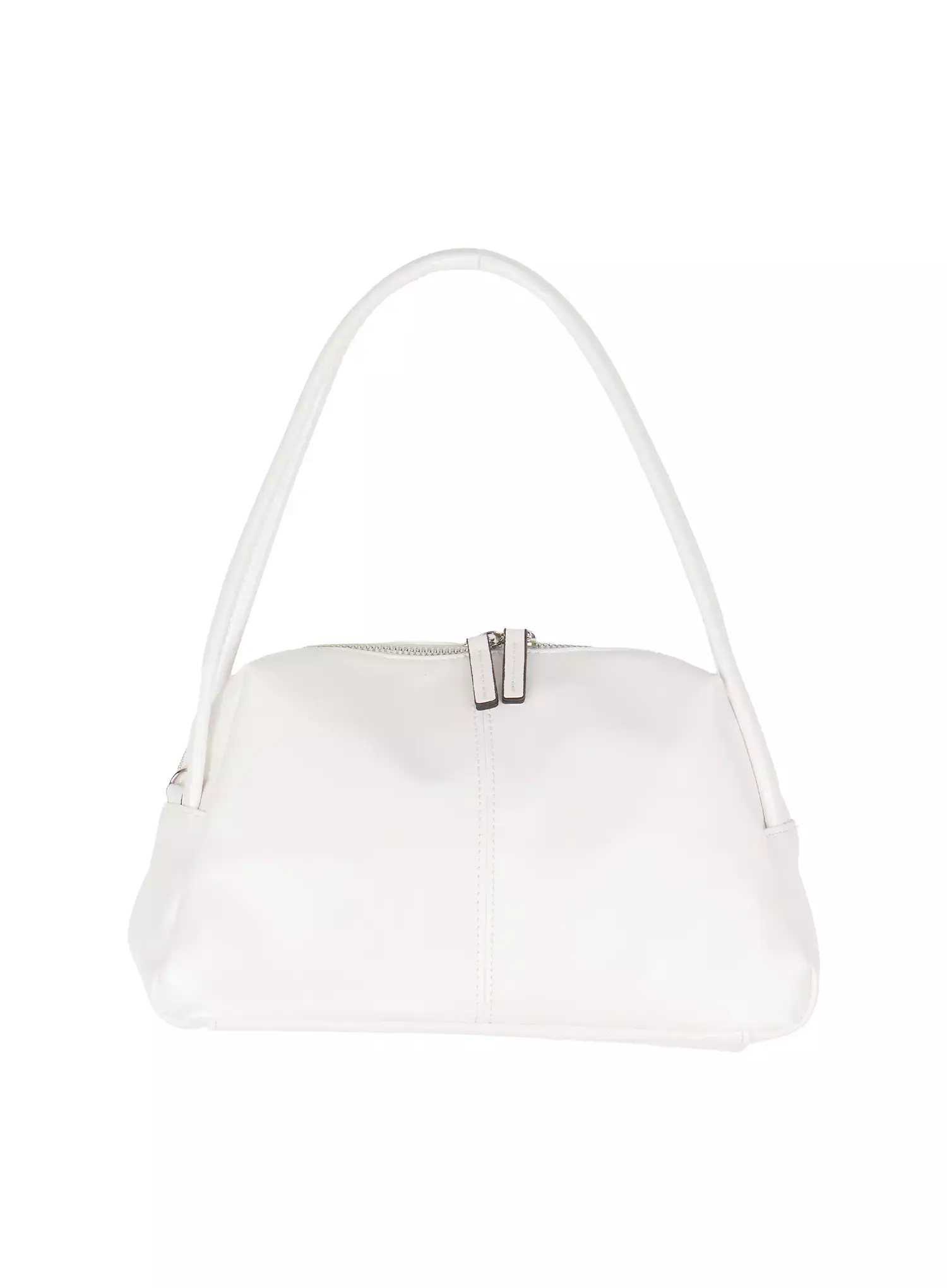 Stitched Faux Leather Shoulder Bag IU512 - Image 3