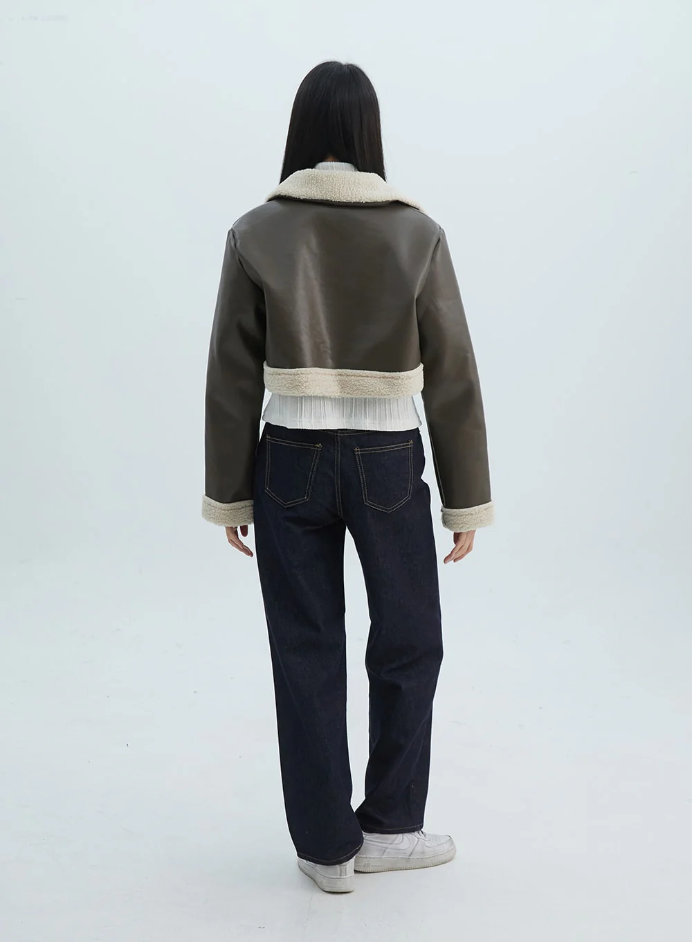 Straight Leg Blue Jeans ON313 - Image 7