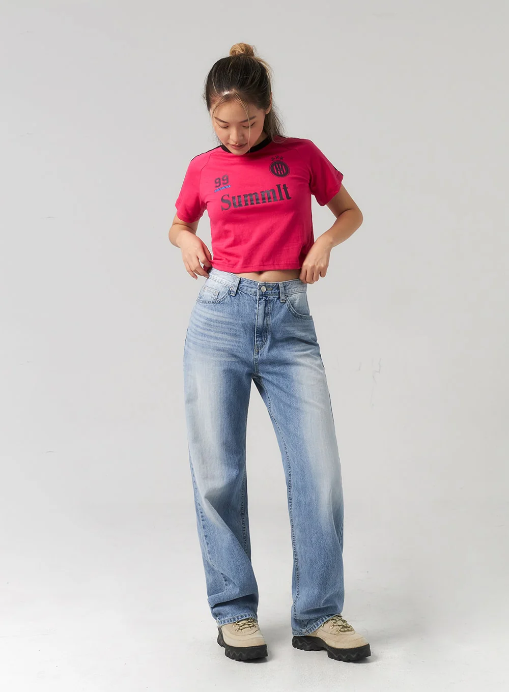 Straight Leg Jeans CU329 - Image 13