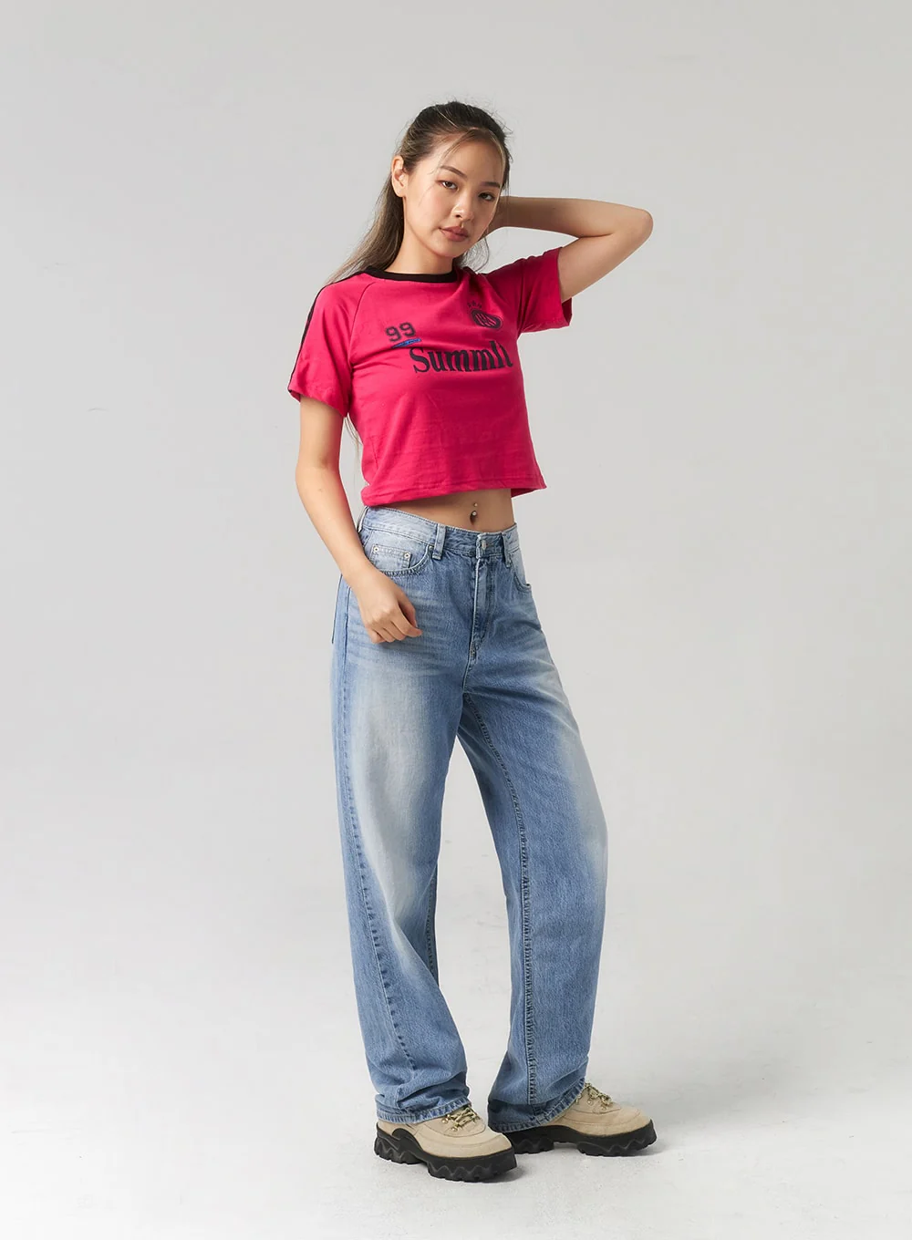 Straight Leg Jeans CU329 - Image 8