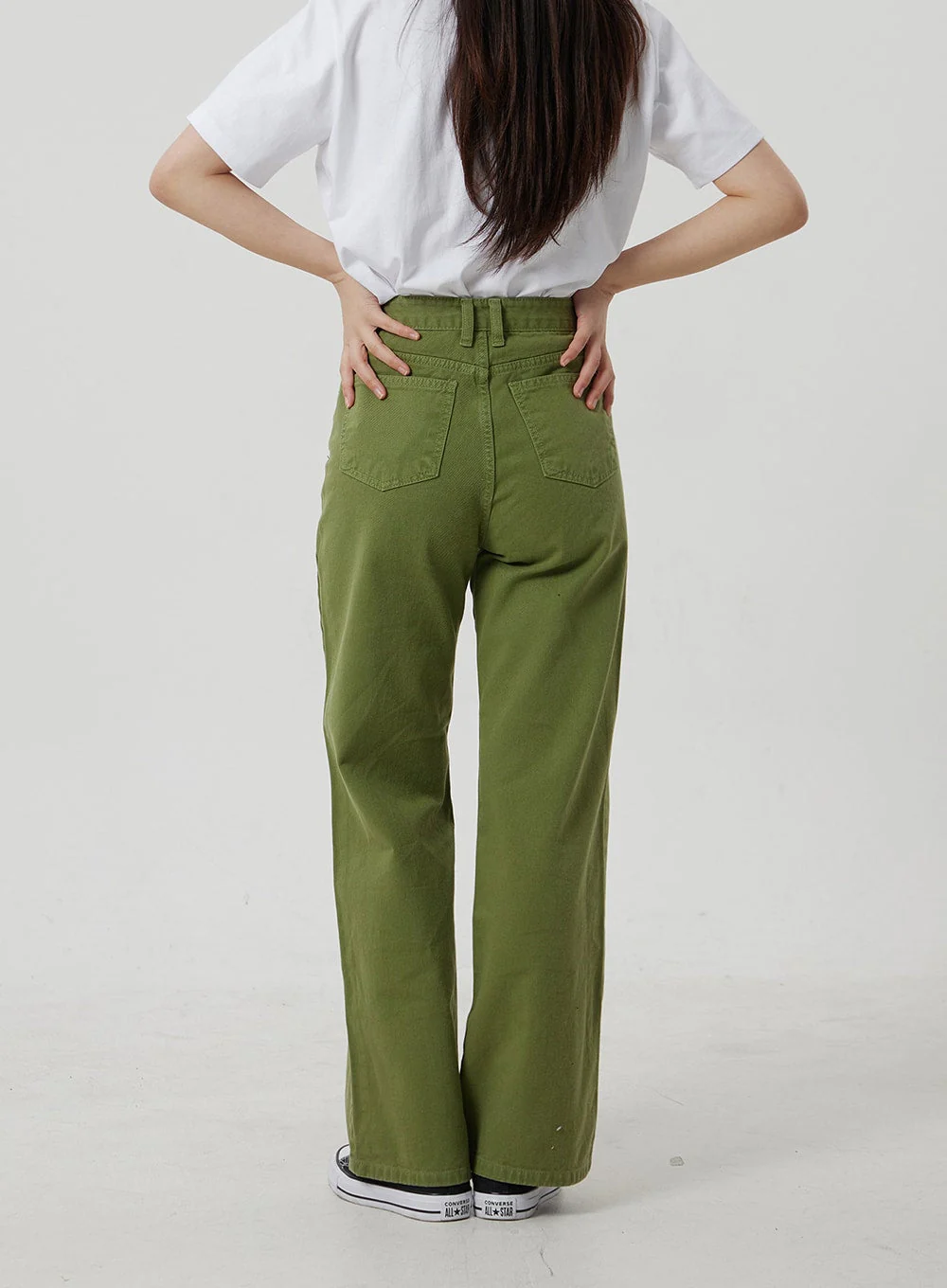 Straight Leg Pants OF306 - Image 4