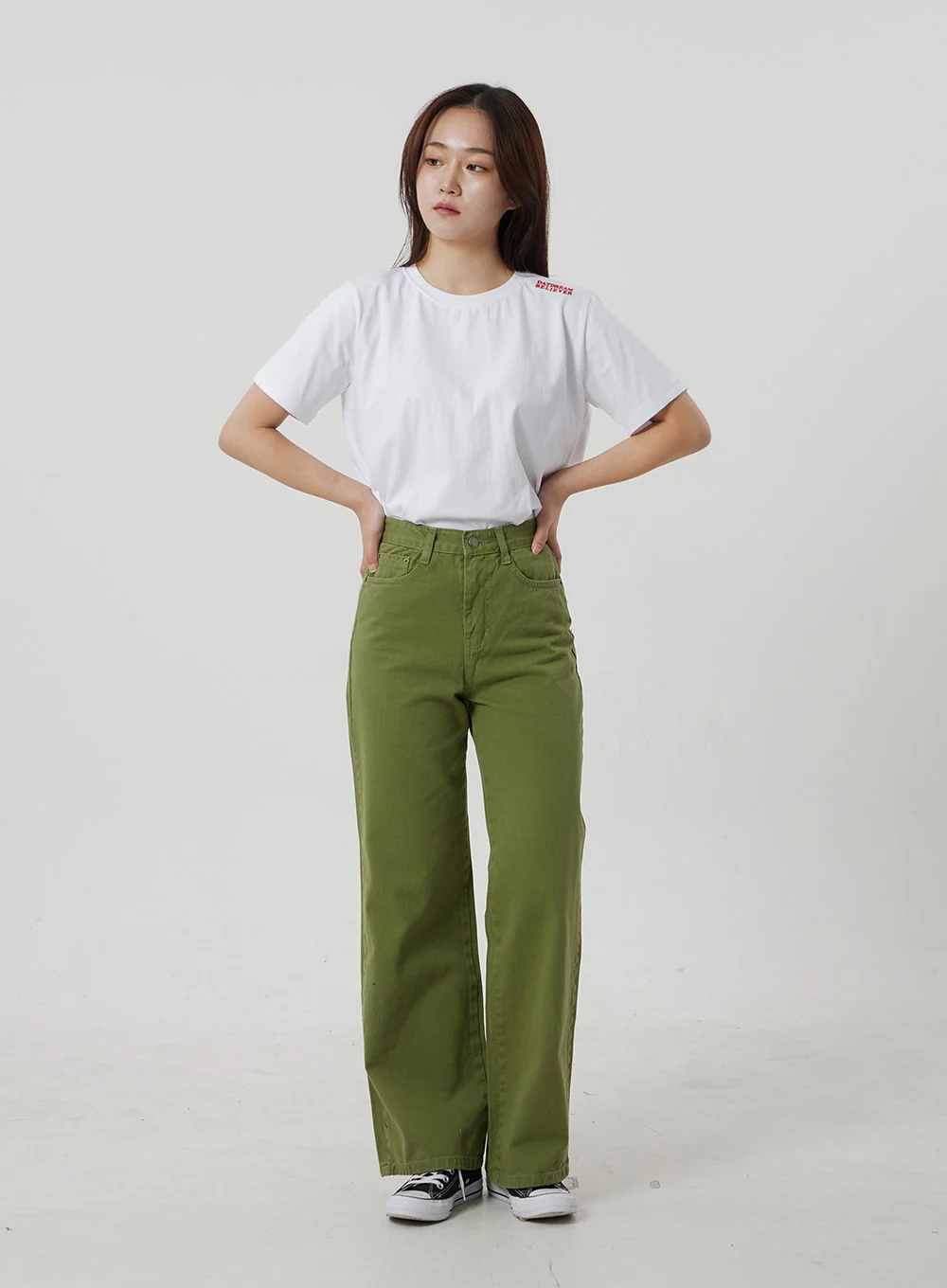 Straight Leg Pants OF306 - Image 6