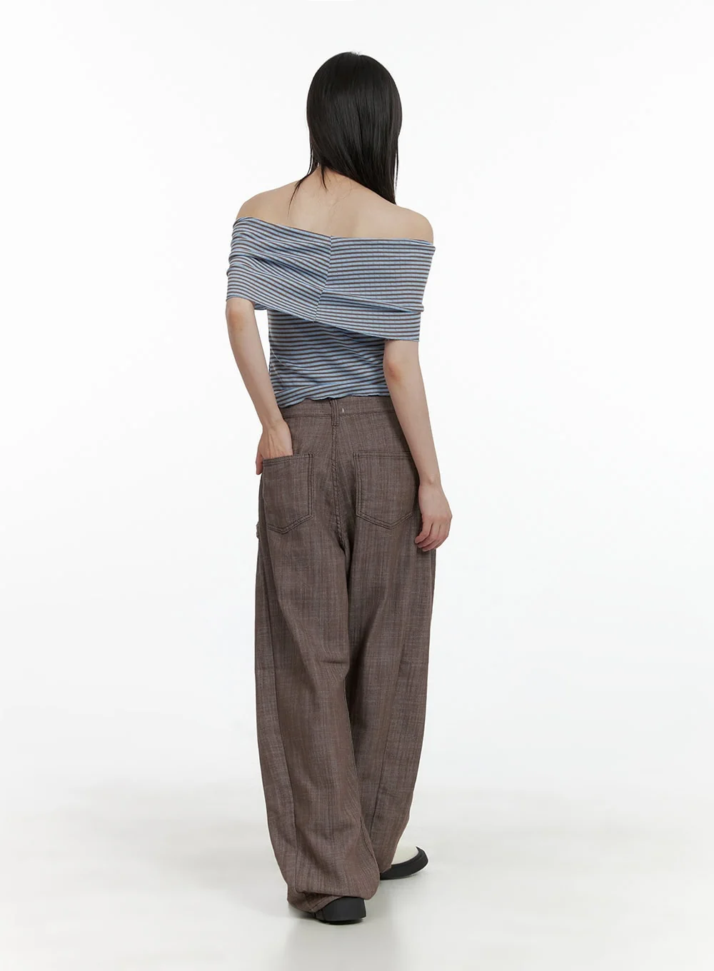 Strap Wide Leg Pants CY428 - Image 4