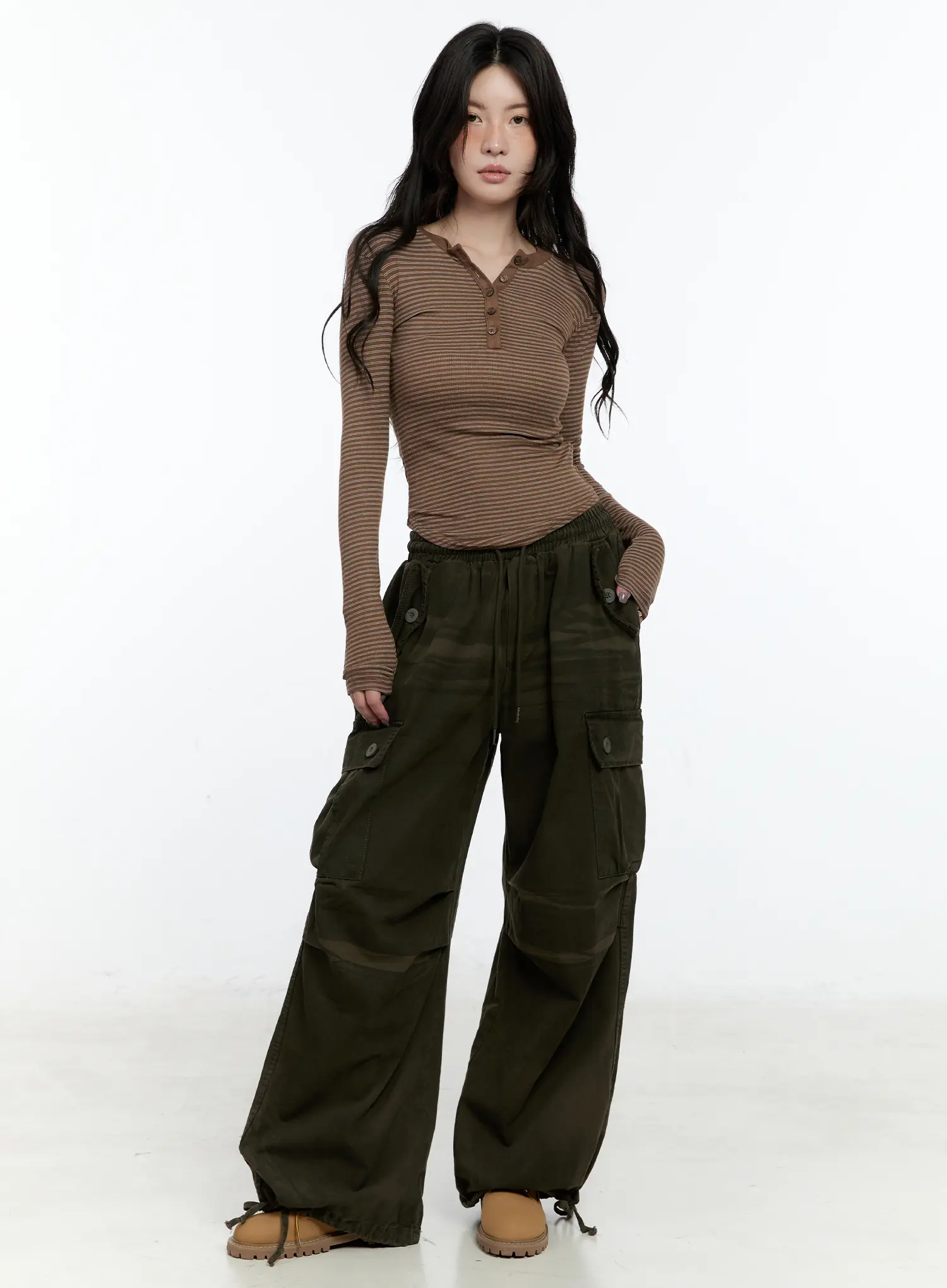 Street Style Cargo Pants CN517 - Image 3