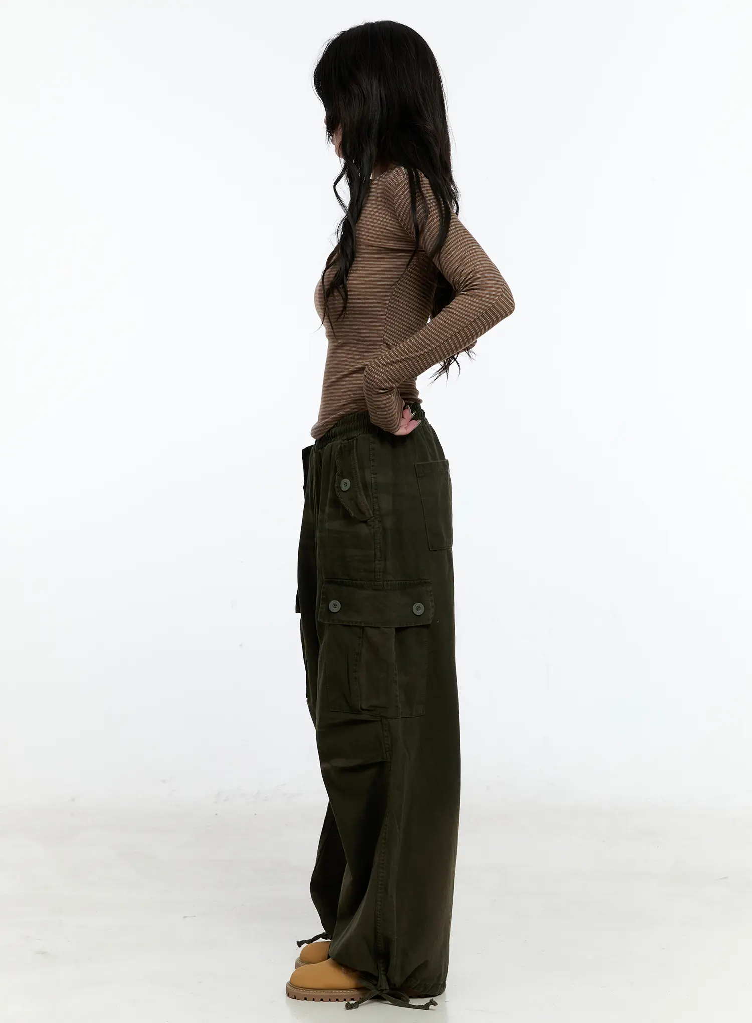 Street Style Cargo Pants CN517 - Image 4