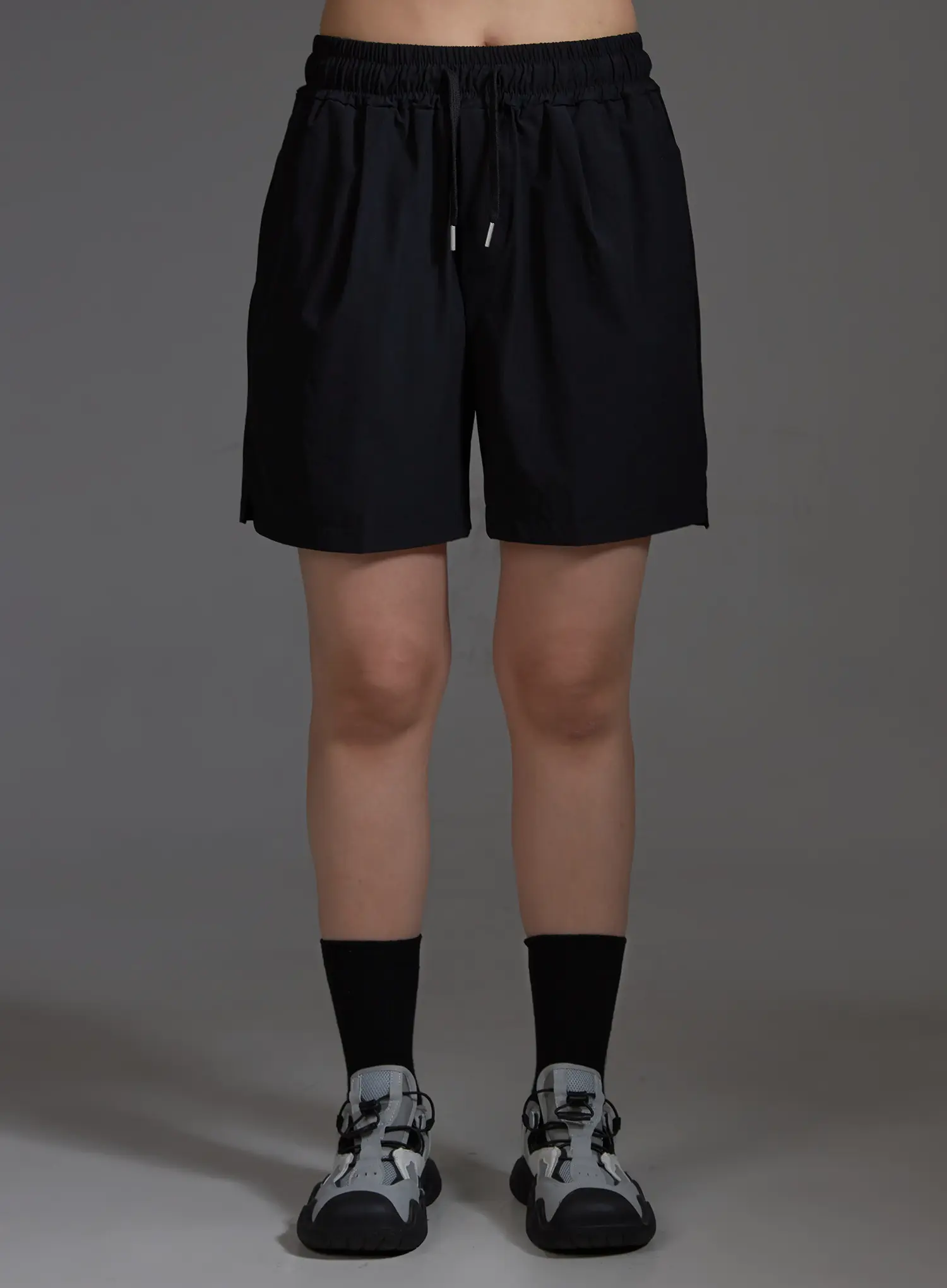 Stretch Running Shorts (Black) IO517