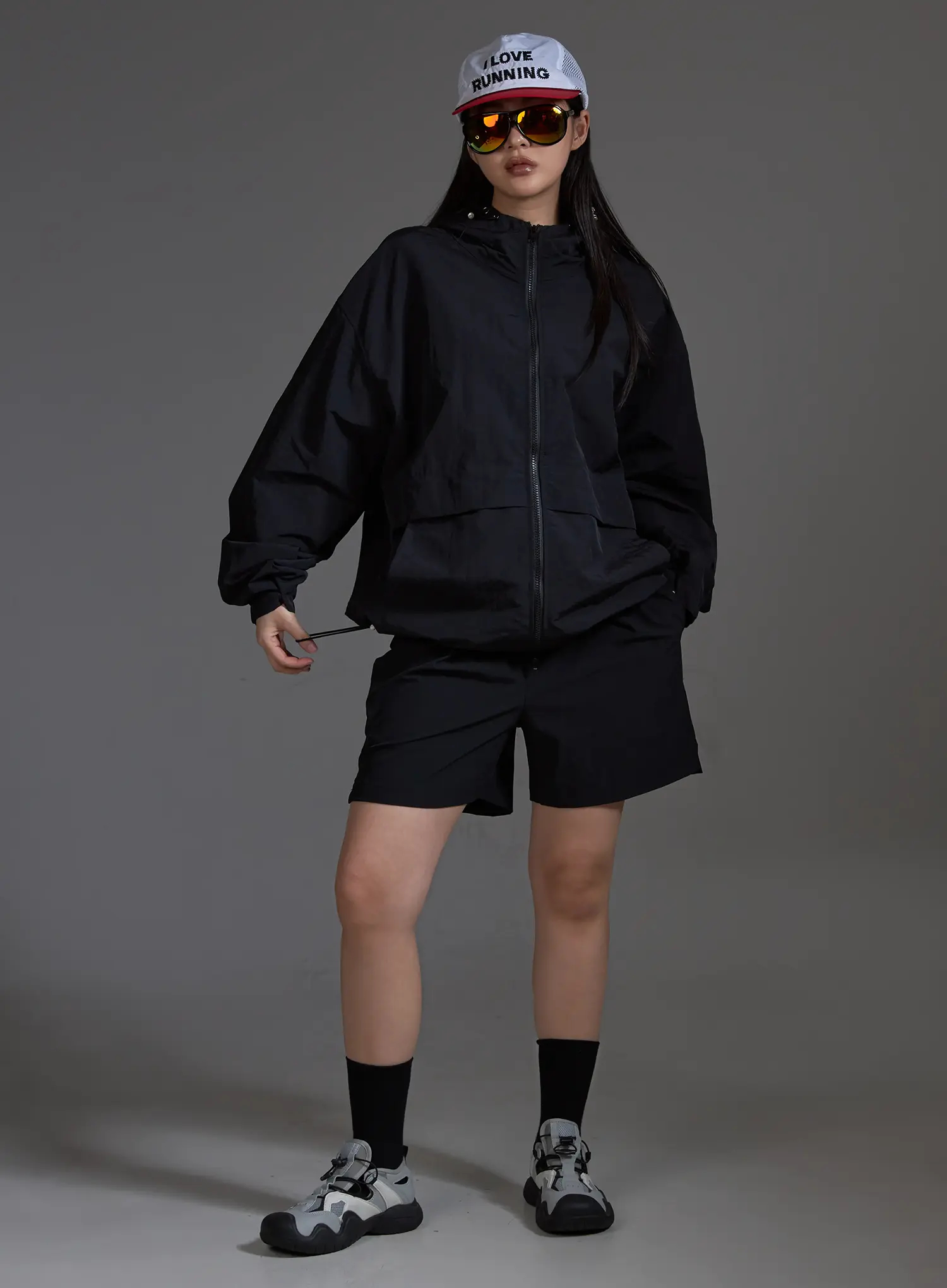Stretch Running Shorts (Black) IO517 - Image 10