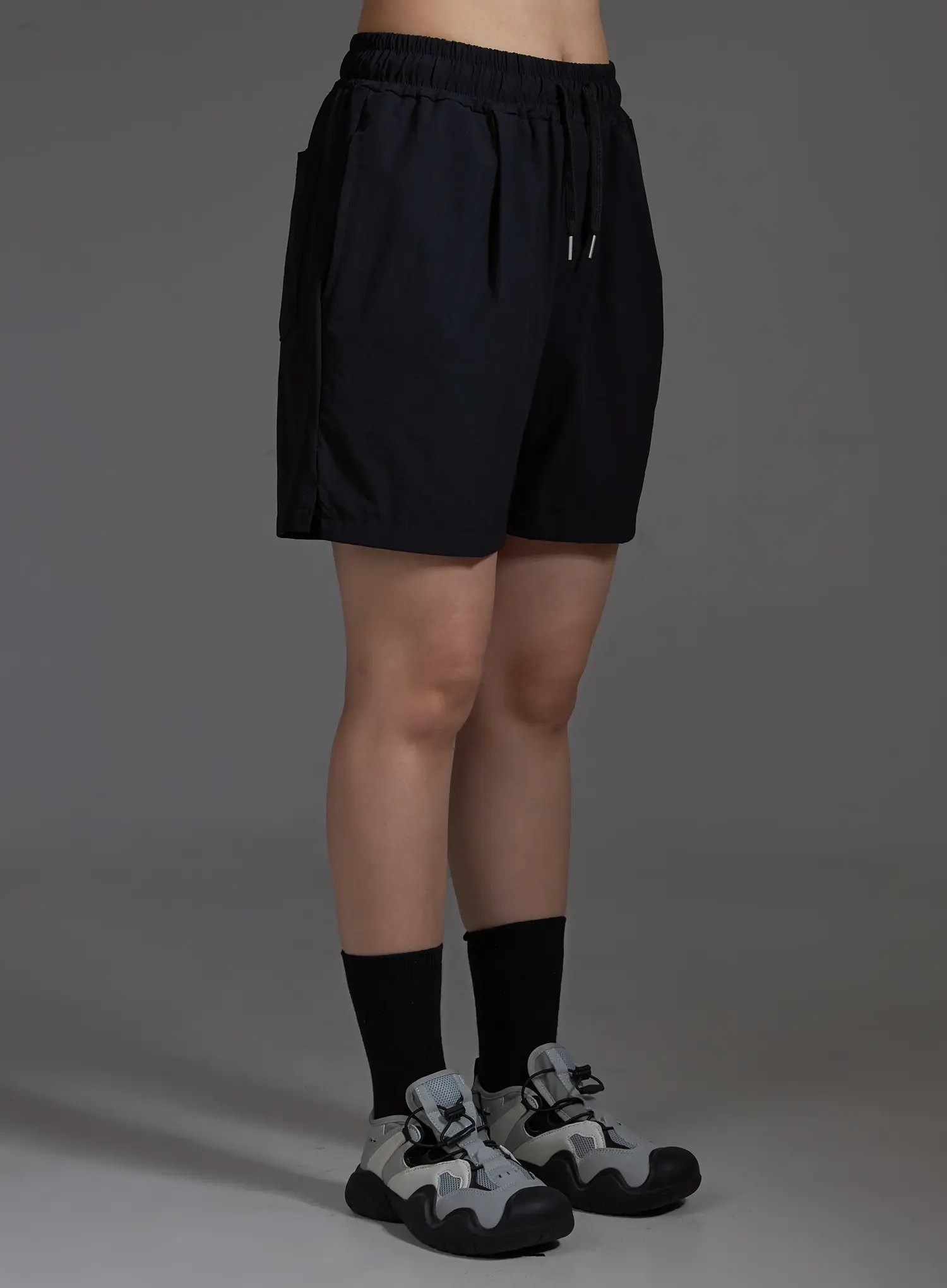 Stretch Running Shorts (Black) IO517 - Image 5