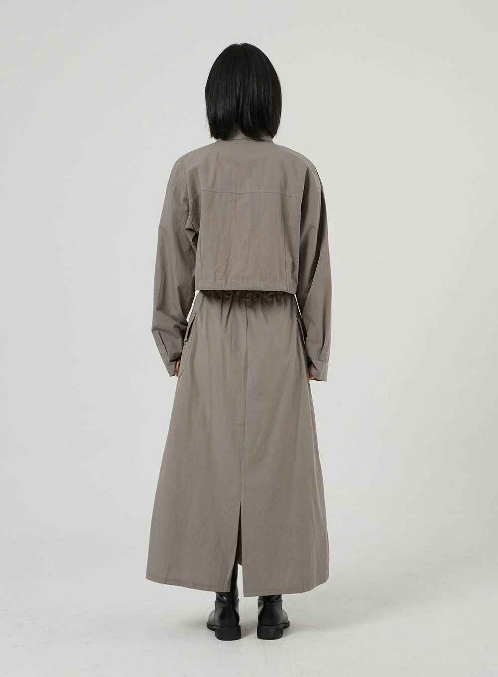 String Detail Cropped Shirt OF310 - Image 12