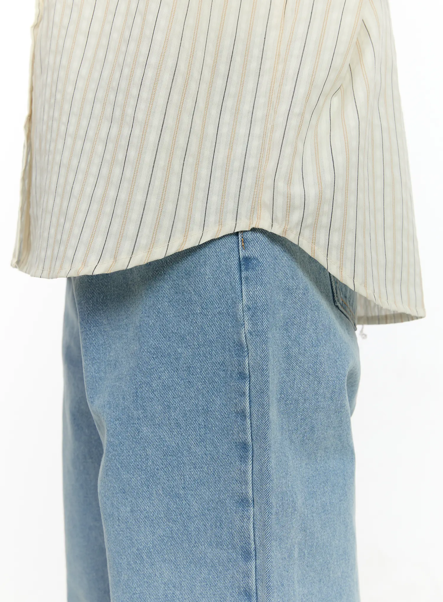 Striped Casual Long Sleeve Shirt CM510 - Image 6
