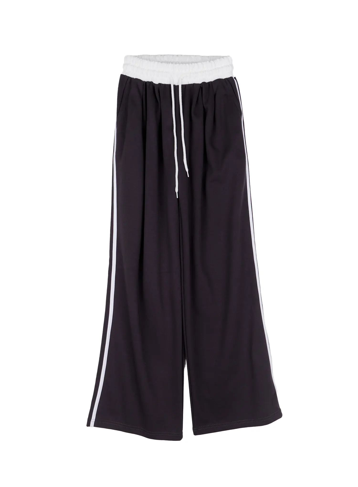 Striped Contrast Wide Leg Sweatpants CS524 - Image 11
