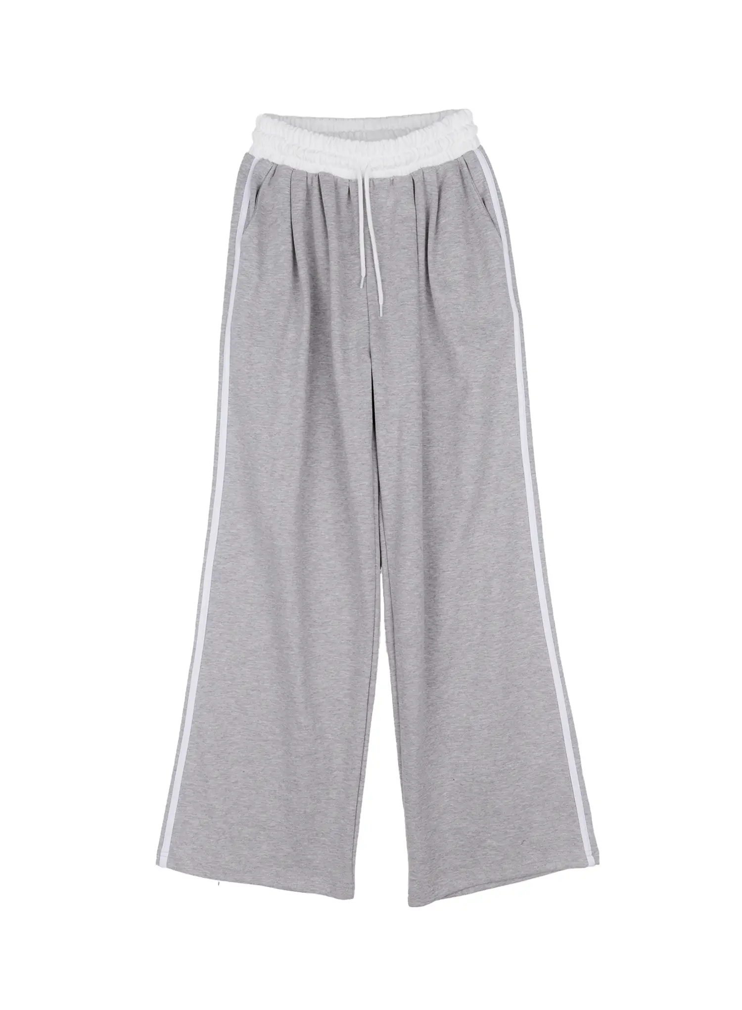 Striped Contrast Wide Leg Sweatpants CS524 - Image 12