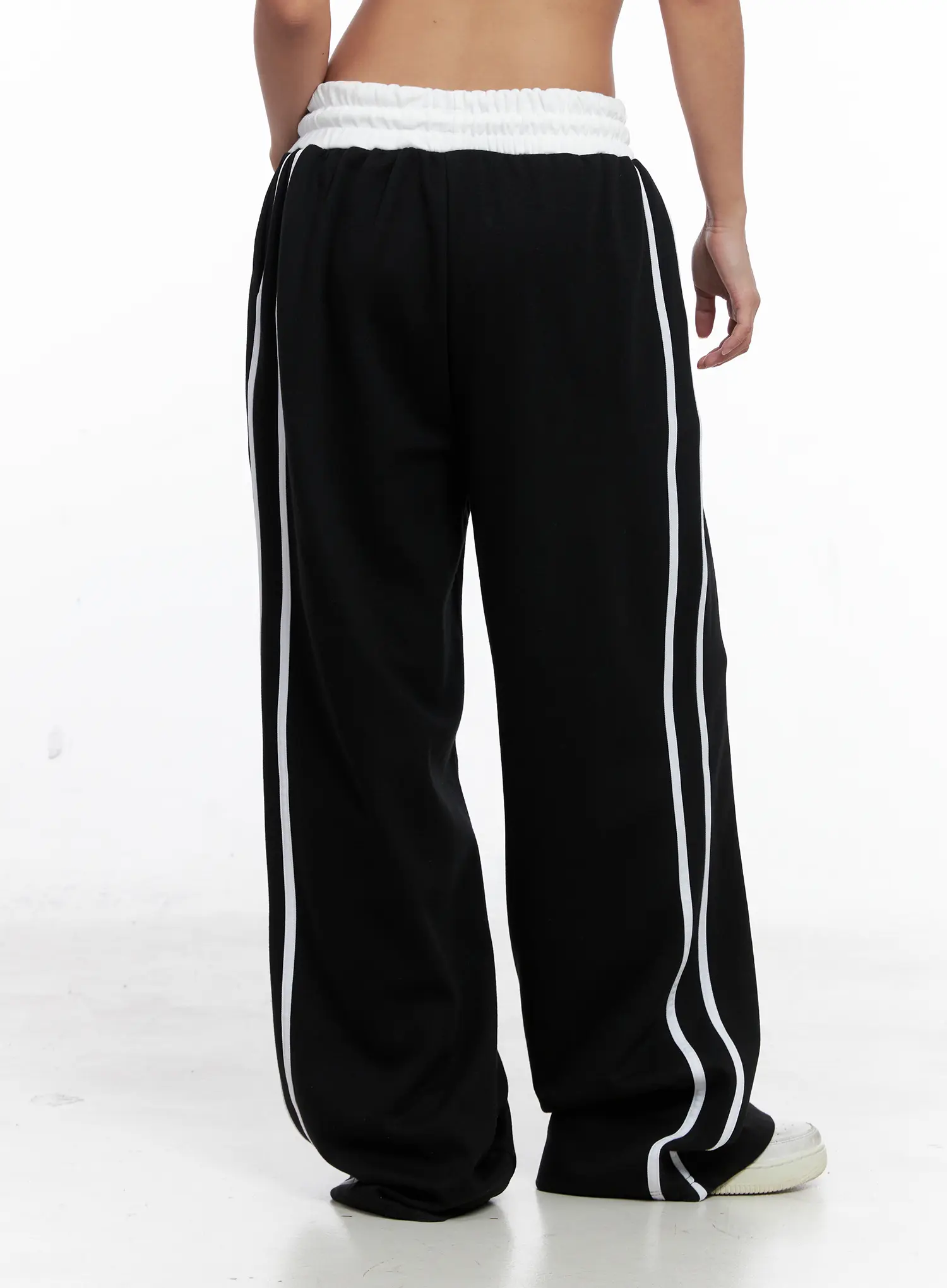 Striped Contrast Wide Leg Sweatpants CS524 - Image 6