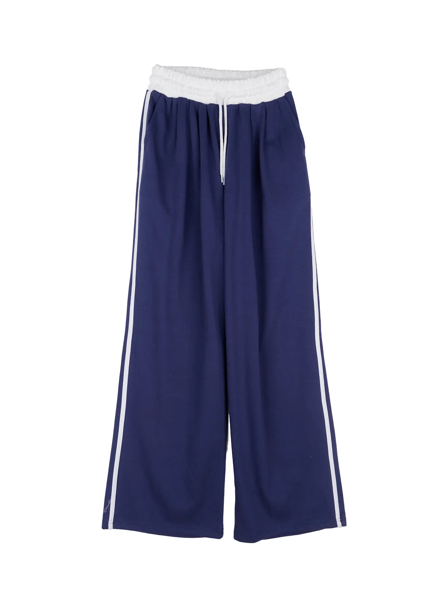 Striped Contrast Wide Leg Sweatpants CS524 - Image 9