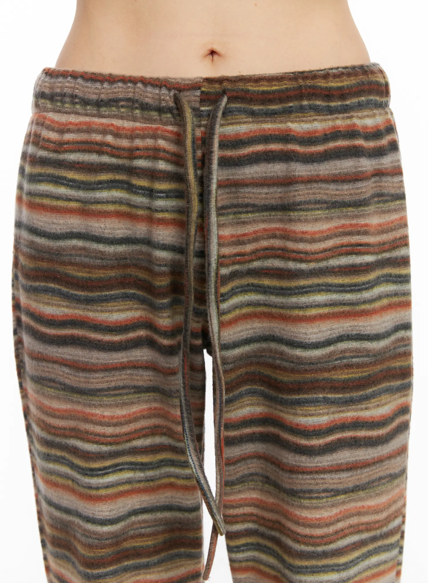 Striped Flare Lounge Pants CD531 - Image 3