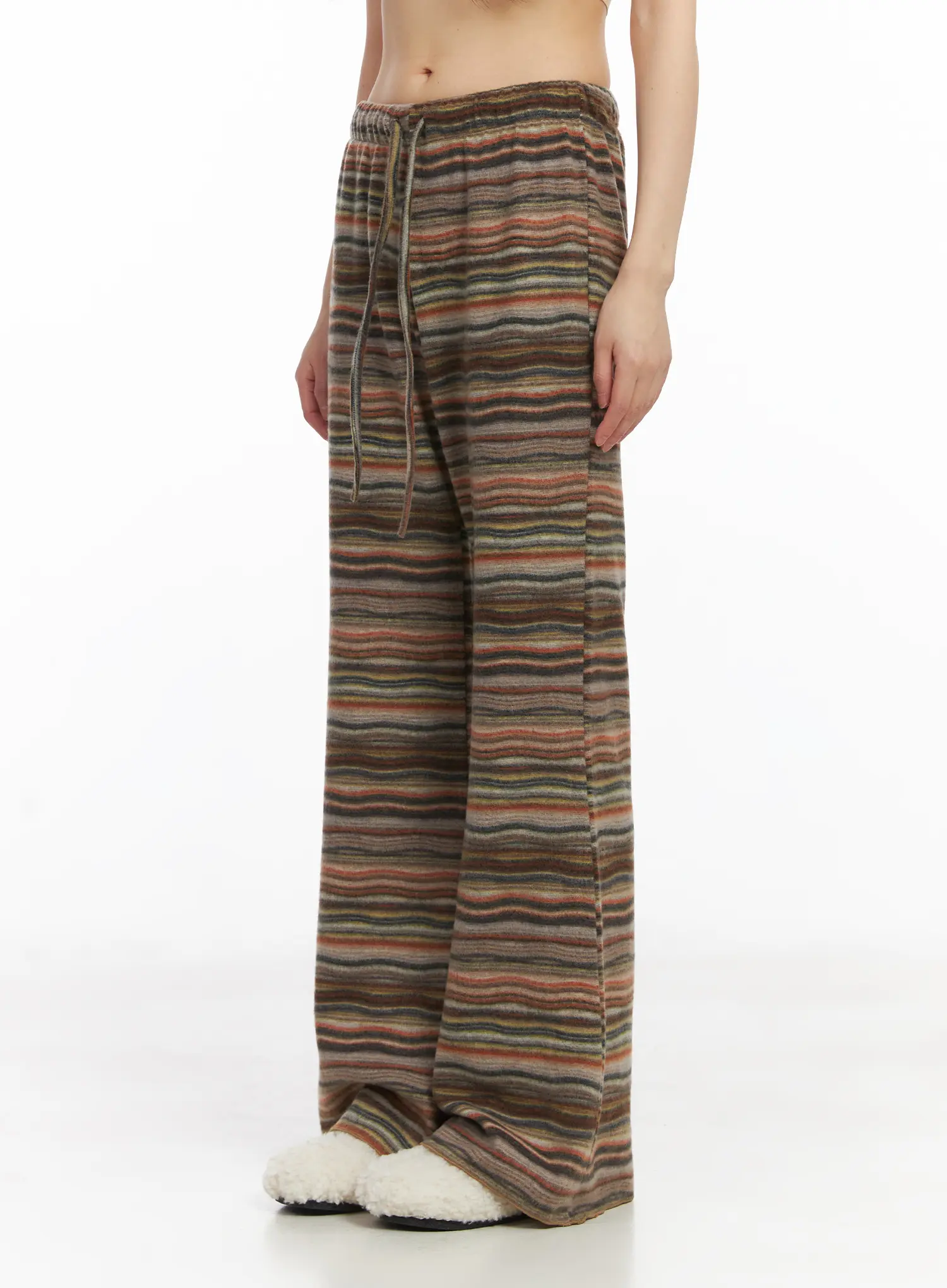 Striped Flare Lounge Pants CD531 - Image 9