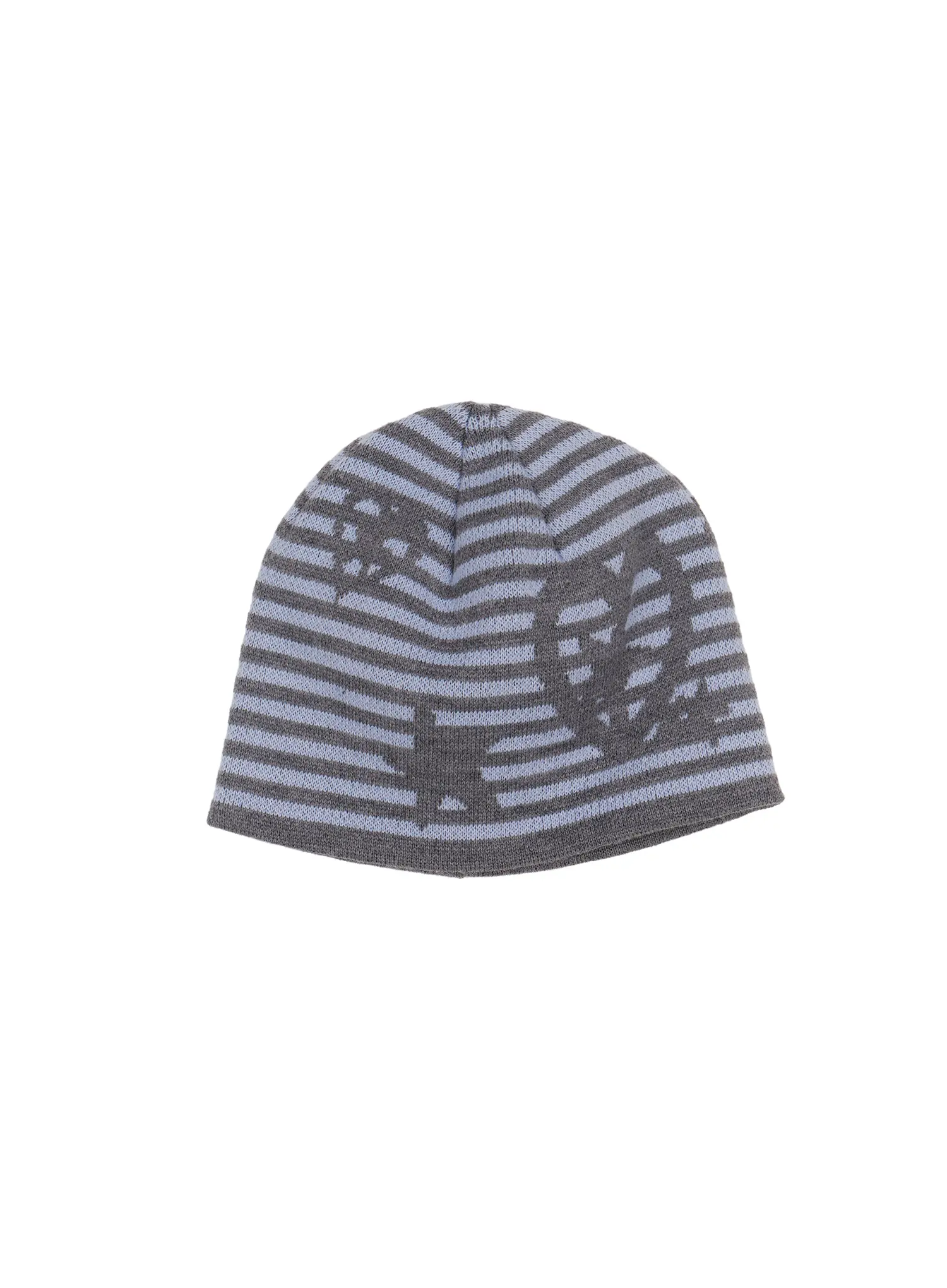 Striped Graphic Knit Beanie CF510 - Image 9