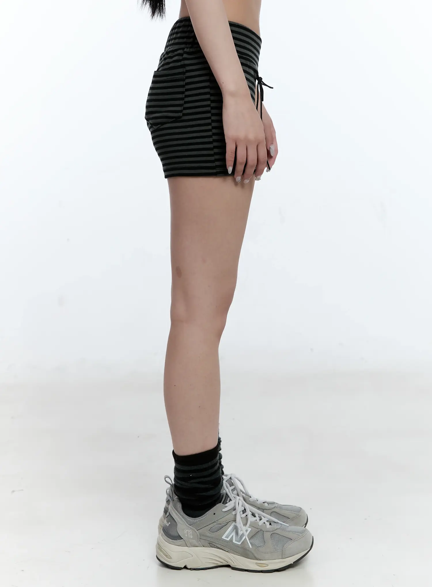 Striped Lounge Shorts CG501 - Image 4