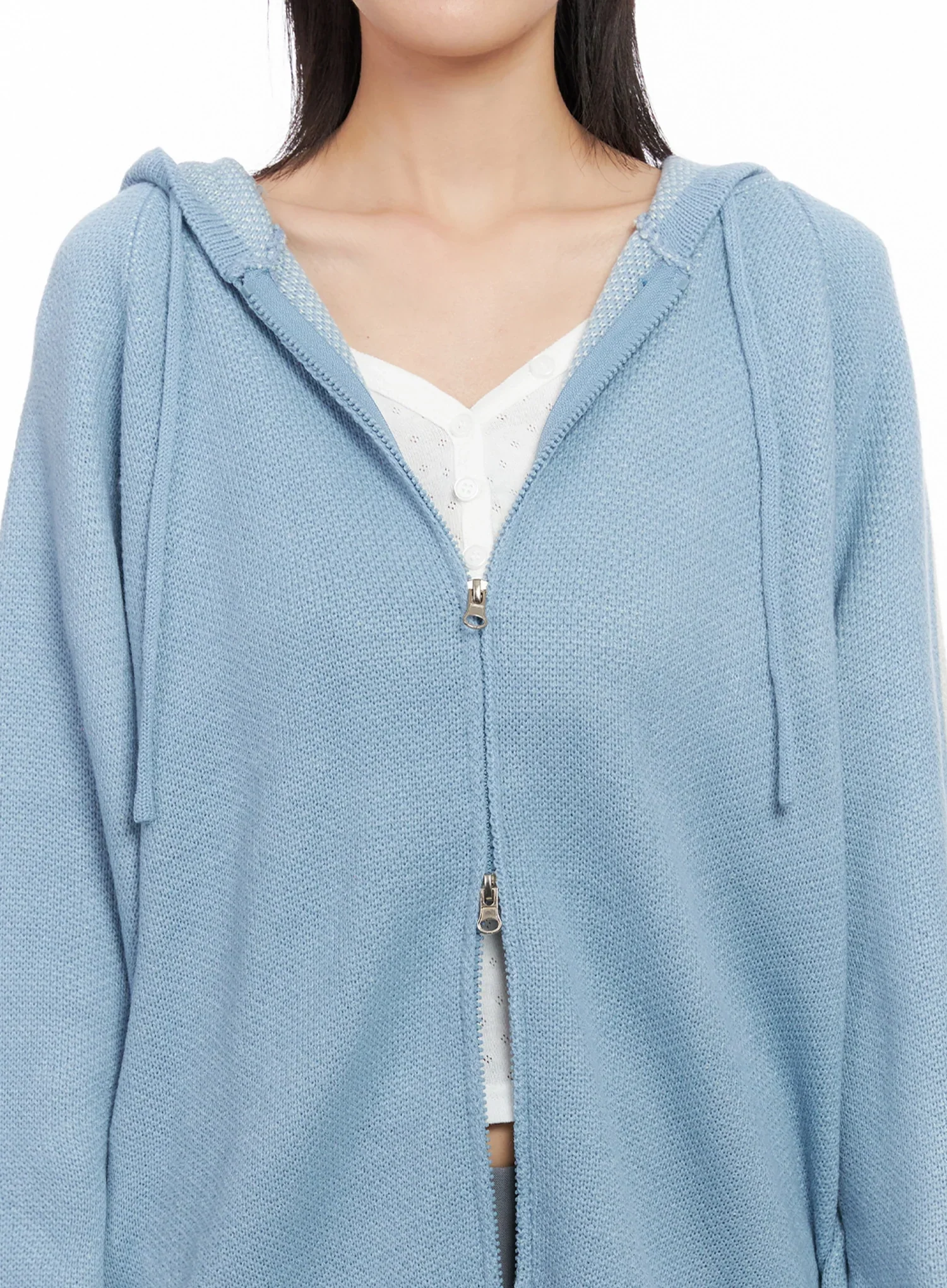 Striped Sleeve Casual Hoodie IS515 - Image 3