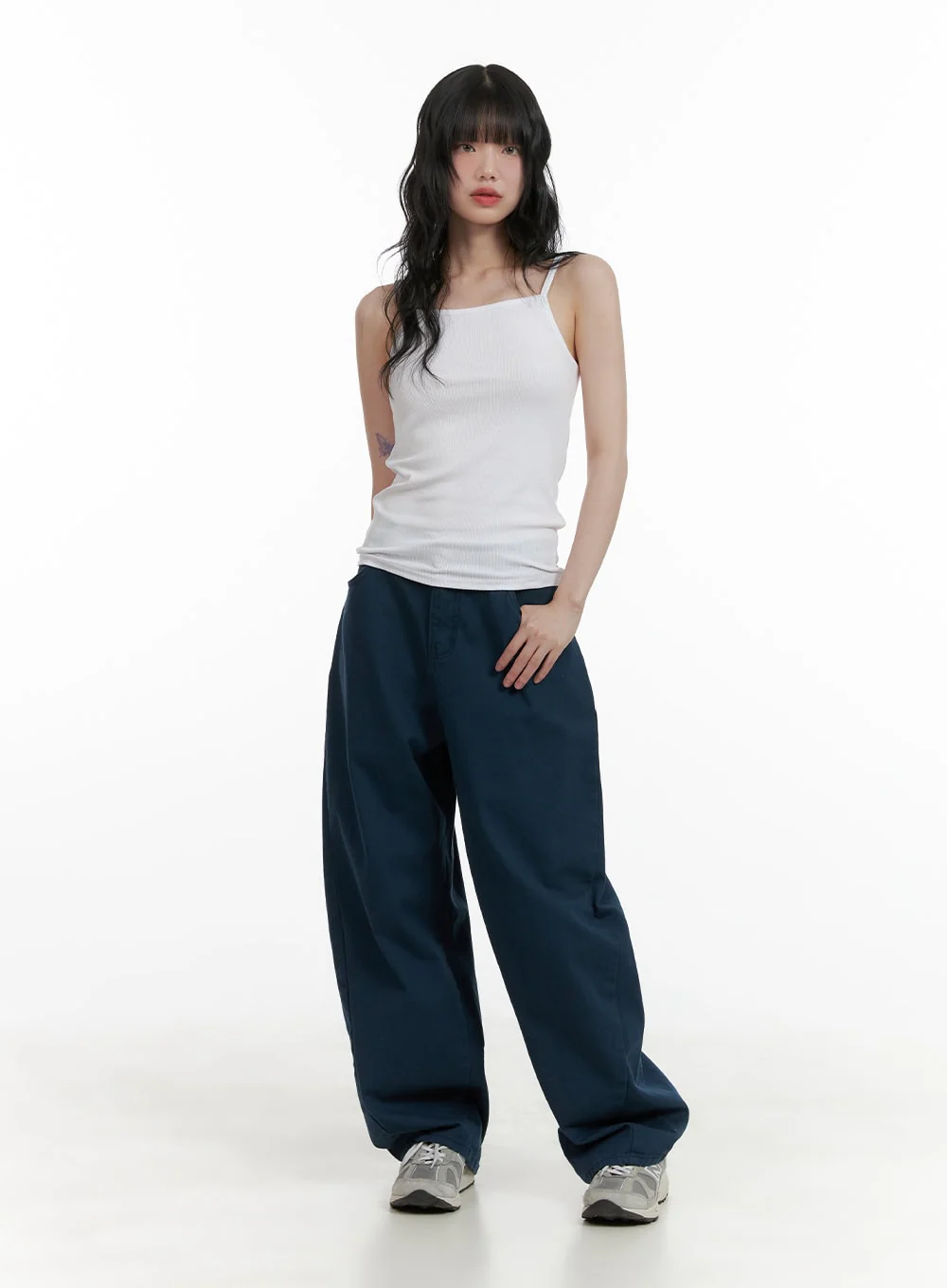 Structured Wide-Leg Pants CU407 - Image 2
