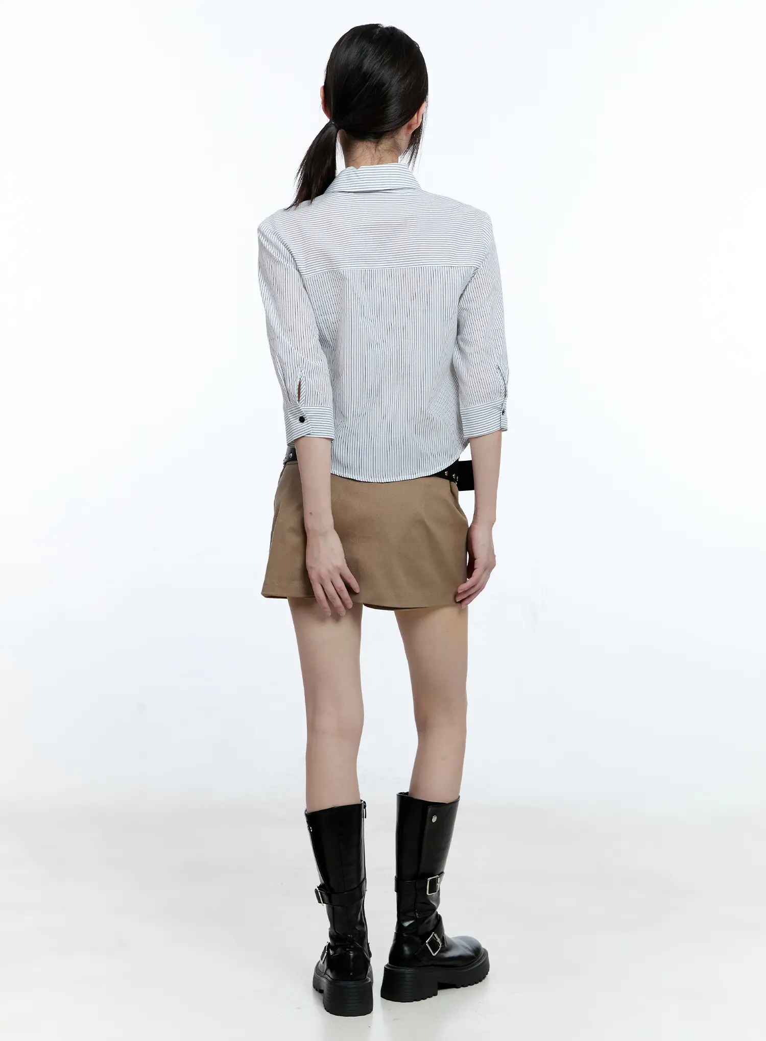 Studded Belt Mini Skirt CG507 - Image 5