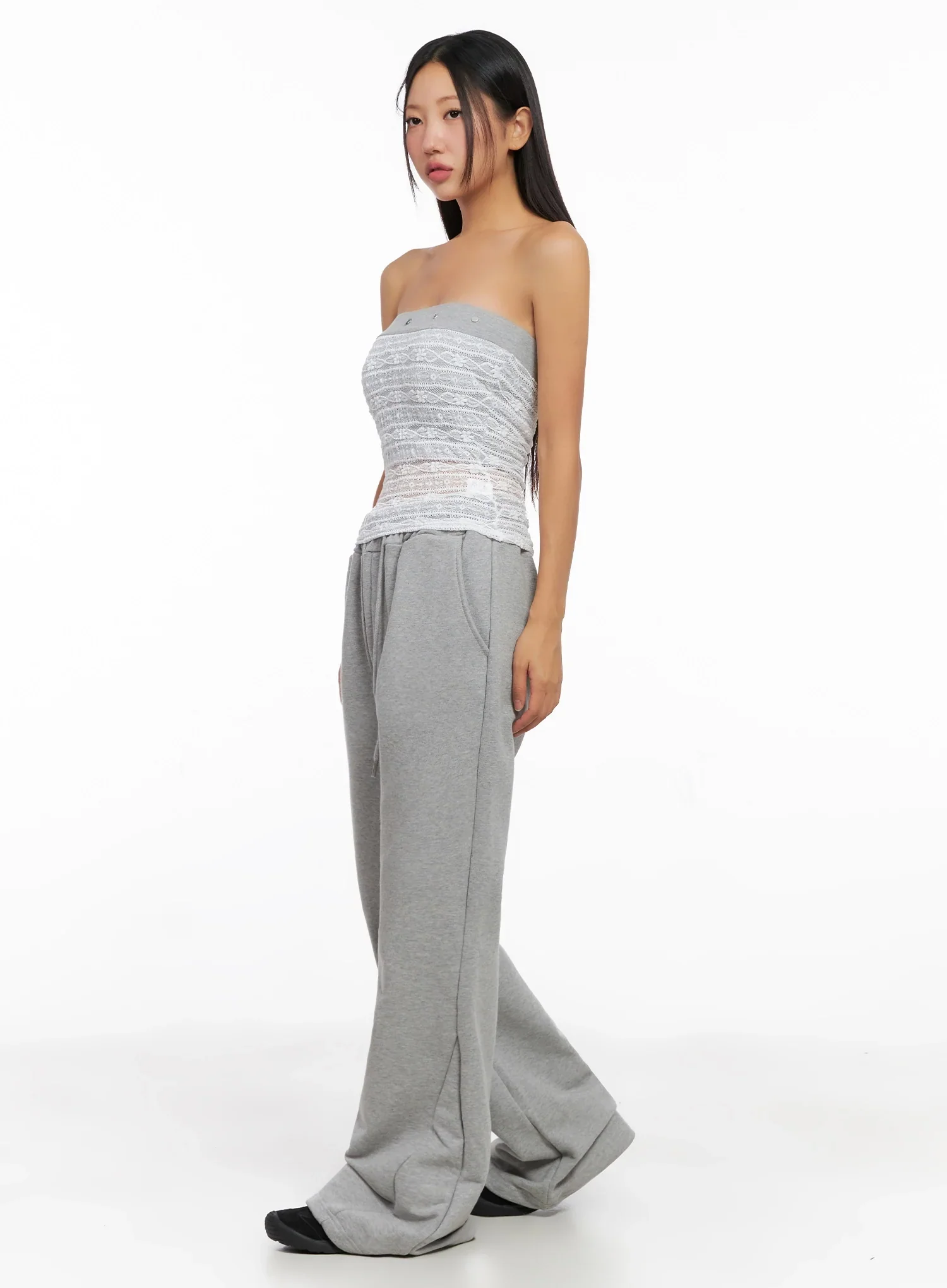 Studded Lace Tube Top IG528 - Image 7