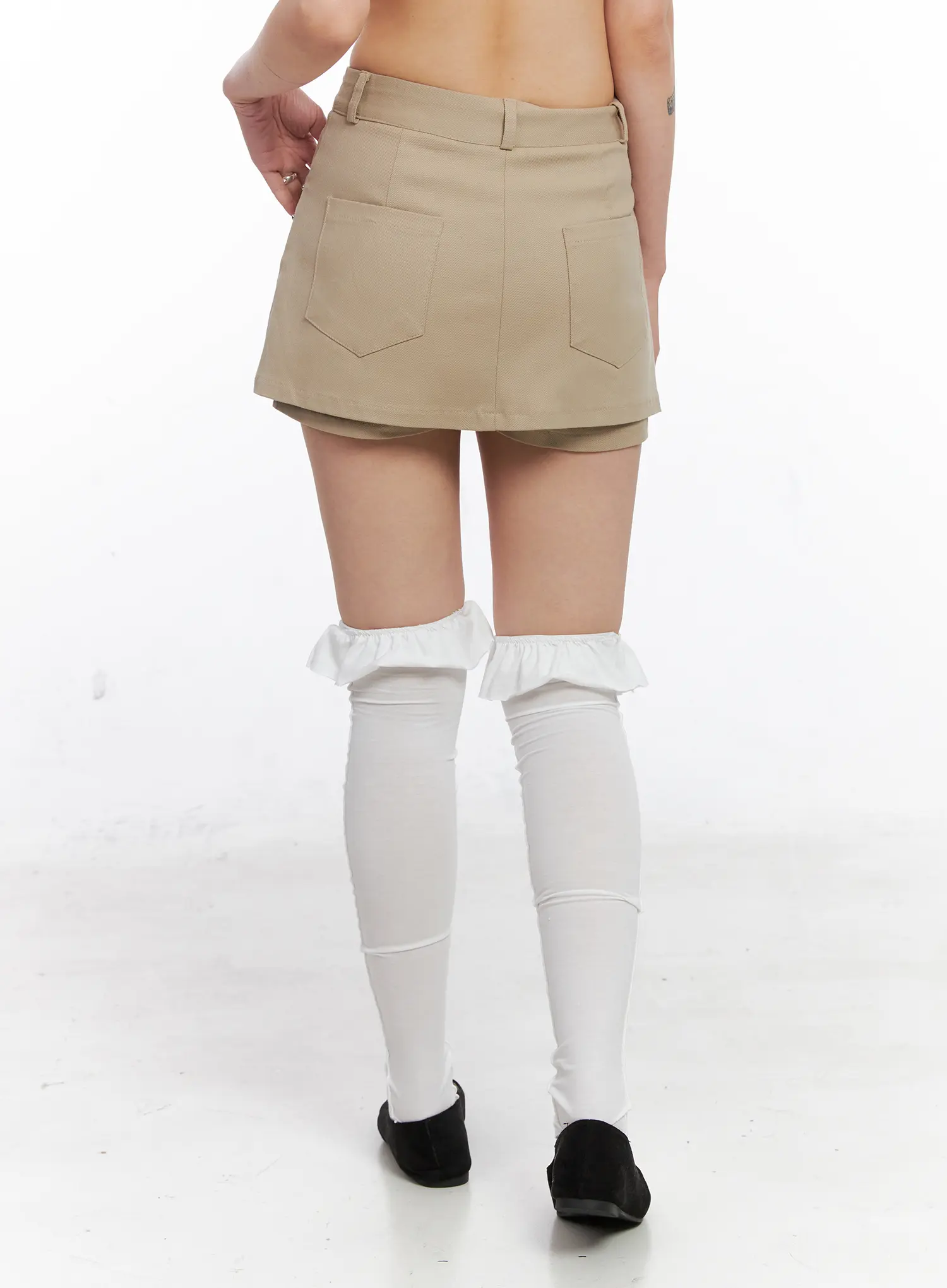 Studded Mini Skorts CO507 - Image 6