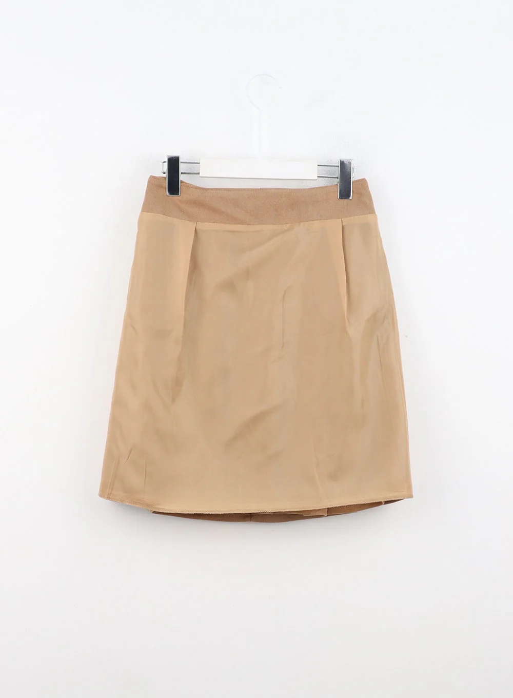 Suede Pleated Midi Skirt IN310 - Image 10