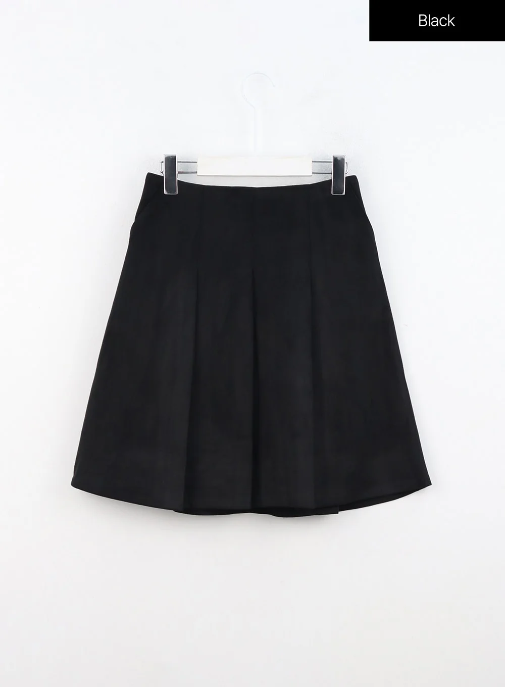 Suede Pleated Midi Skirt IN310 - Image 12