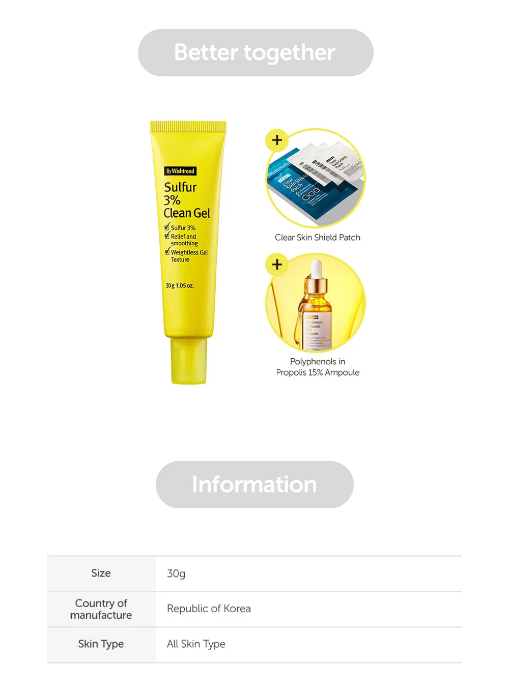 Sulfur 3% Clean Gel (30g) - Image 13