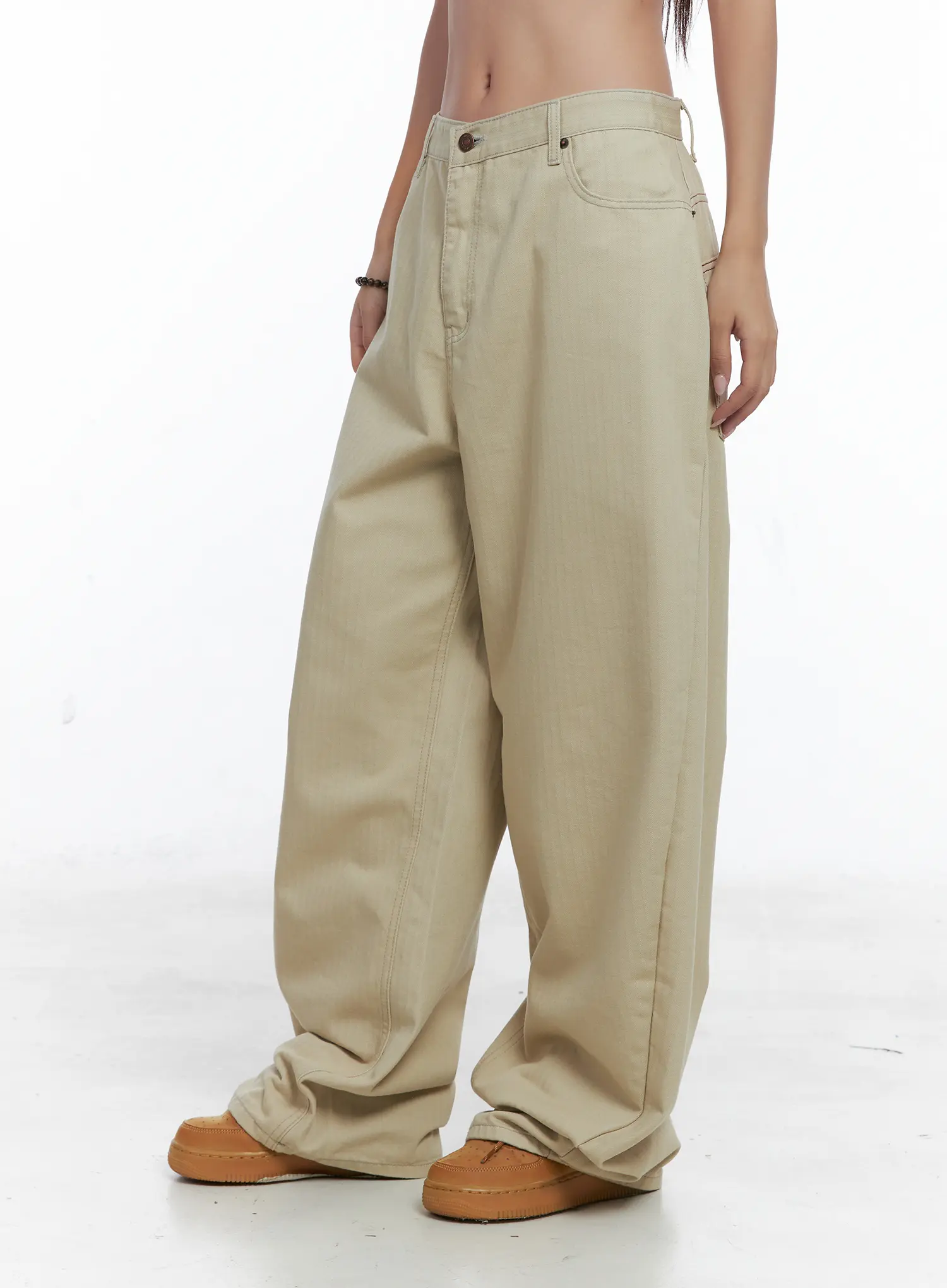 Summer Stitch Wide Cotton Pants CS503 - Image 4
