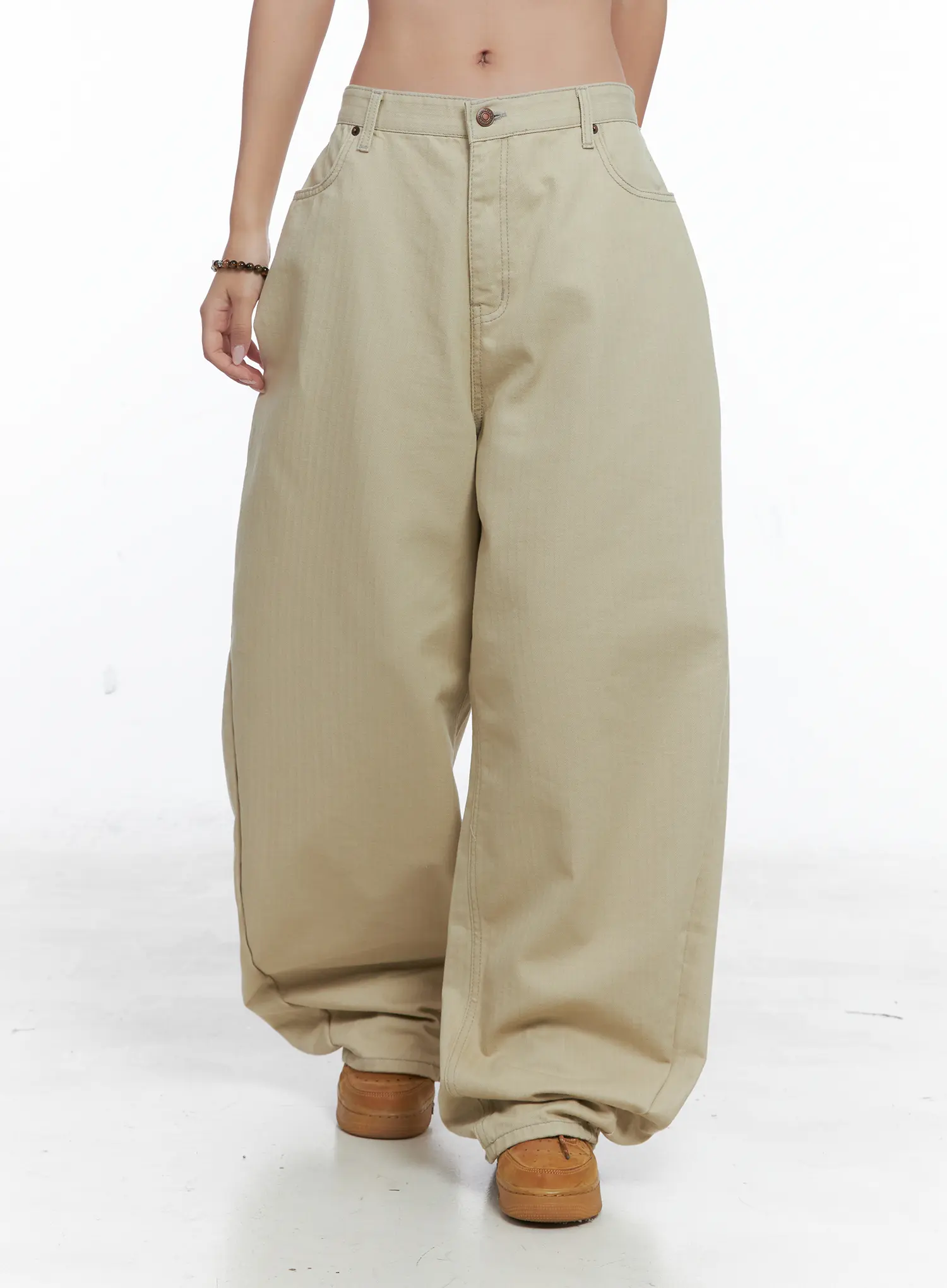 Summer Stitch Wide Cotton Pants CS503 - Image 9