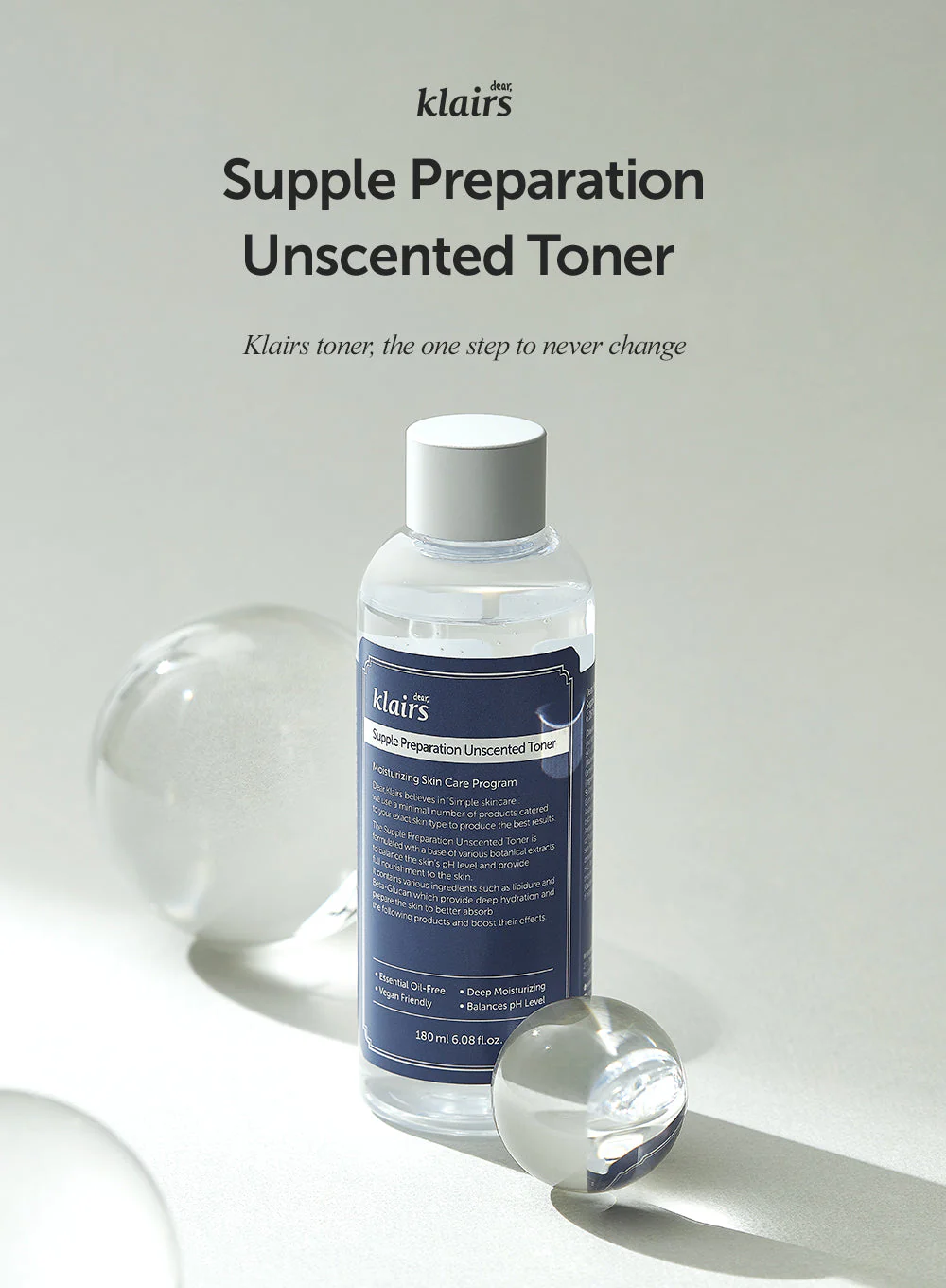 Supple Preparation Unscented Toner (180ml) - Image 2