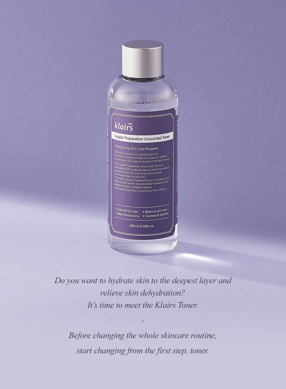 Supple Preparation Unscented Toner (180ml) - Image 7