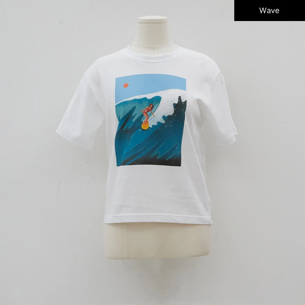 Surfing Graphic Tee CJ02 - Image 11