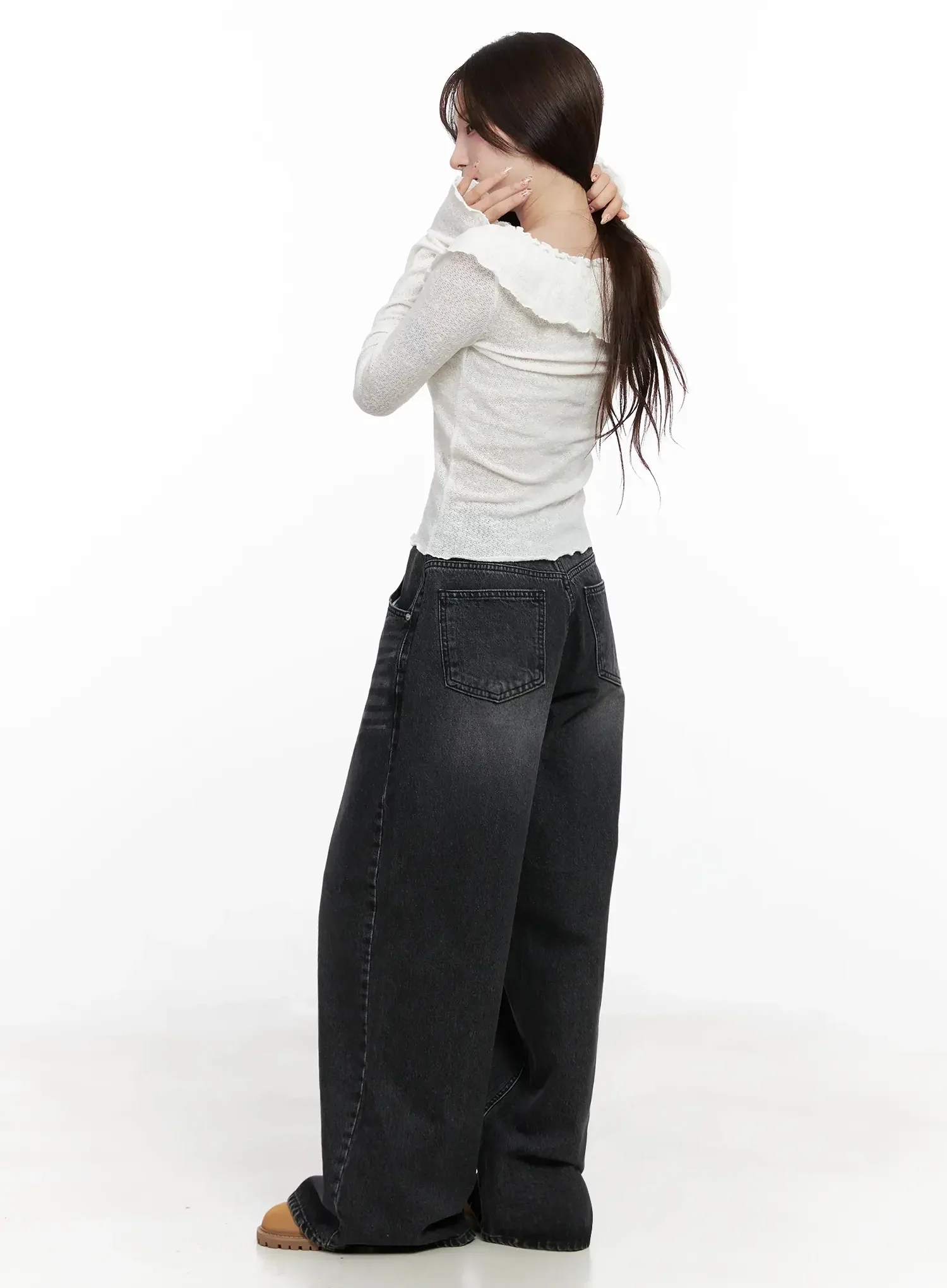Sutton Wide Leg Jeans IN514 - Image 7