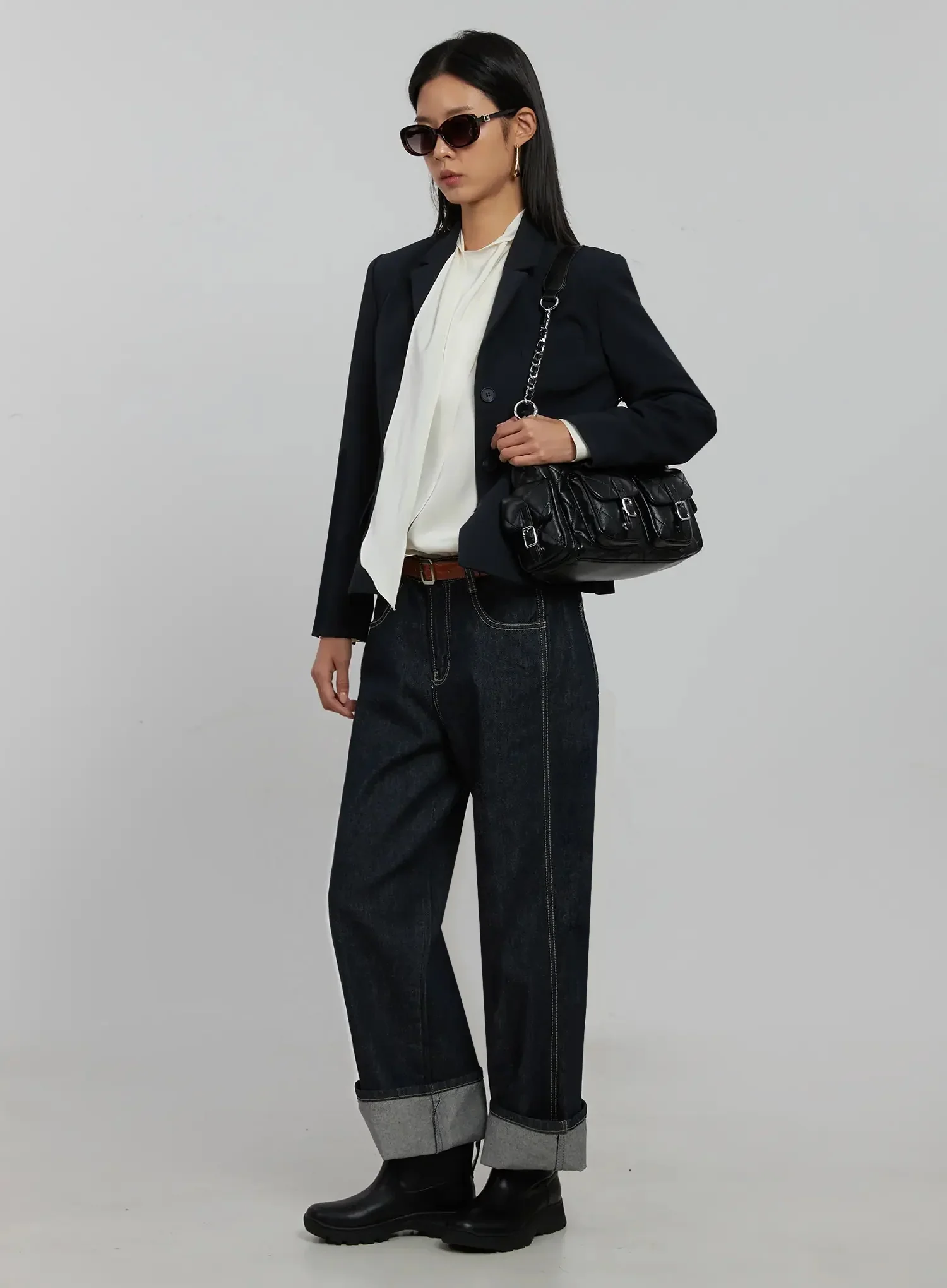Tailored Single-Button Jacket IJ509 - Image 2