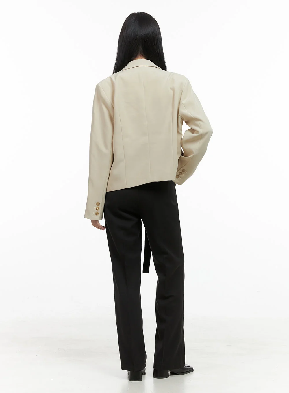 Tailored Spandex Blend Slacks OS411 - Image 6