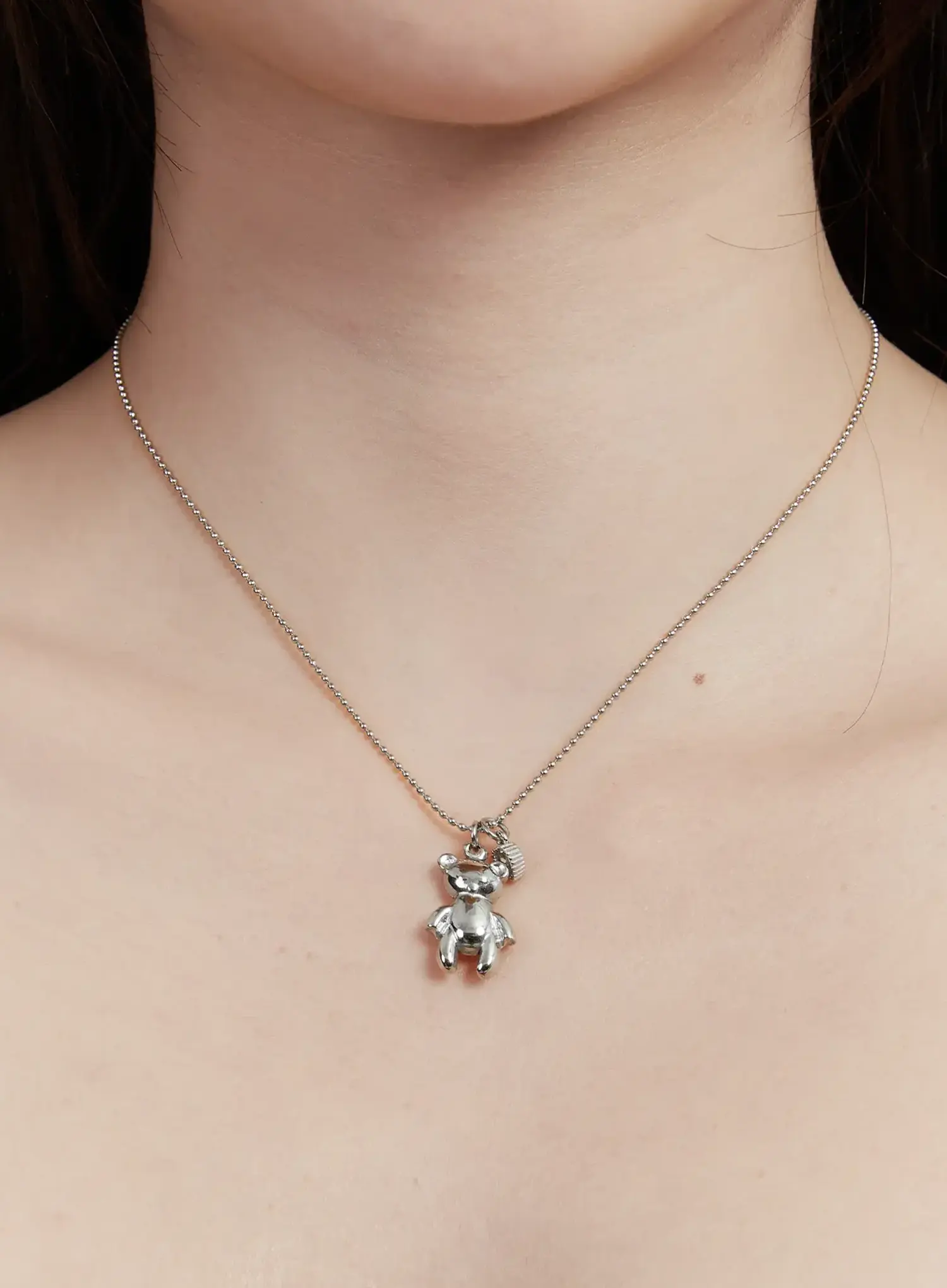 Teddy Charm Gem Necklace ID529
