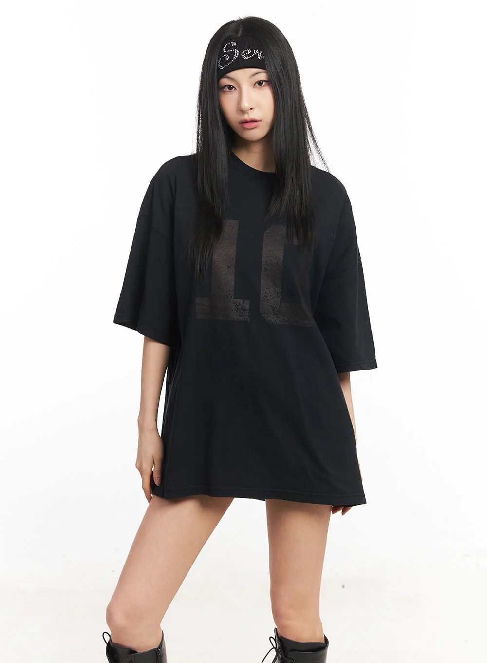 Ten Graphic Oversize T-Shirt CA516 - Image 11