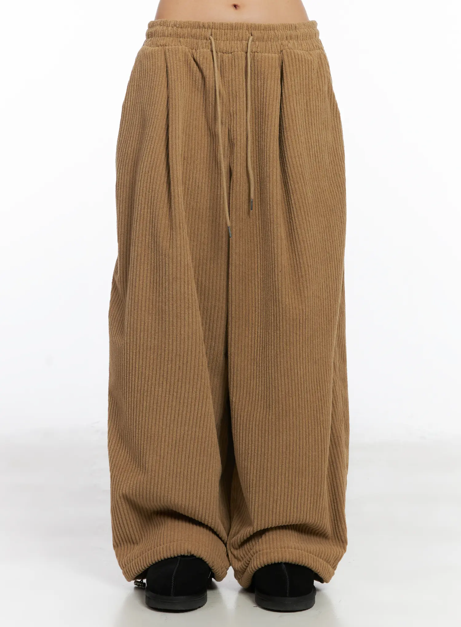 Textured Fleece Baggy Pants CD505 - Image 2